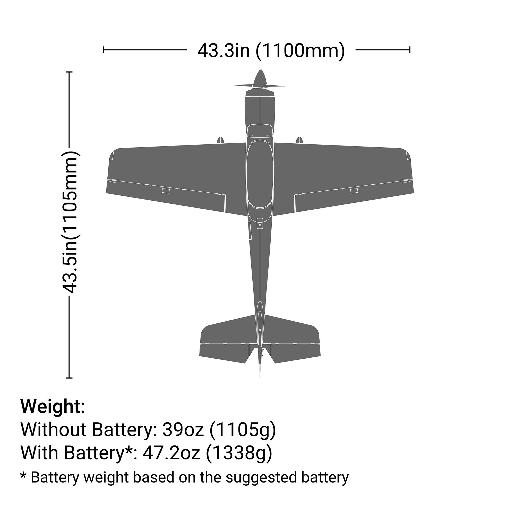 E-flite Sportix 1.1m PNP