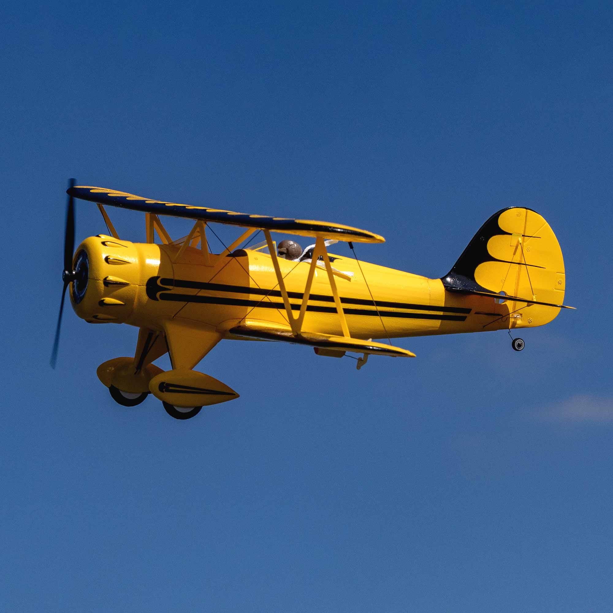 E-flite UMX WACO BNF Basic with AS3X and SAFE Select, Yellow