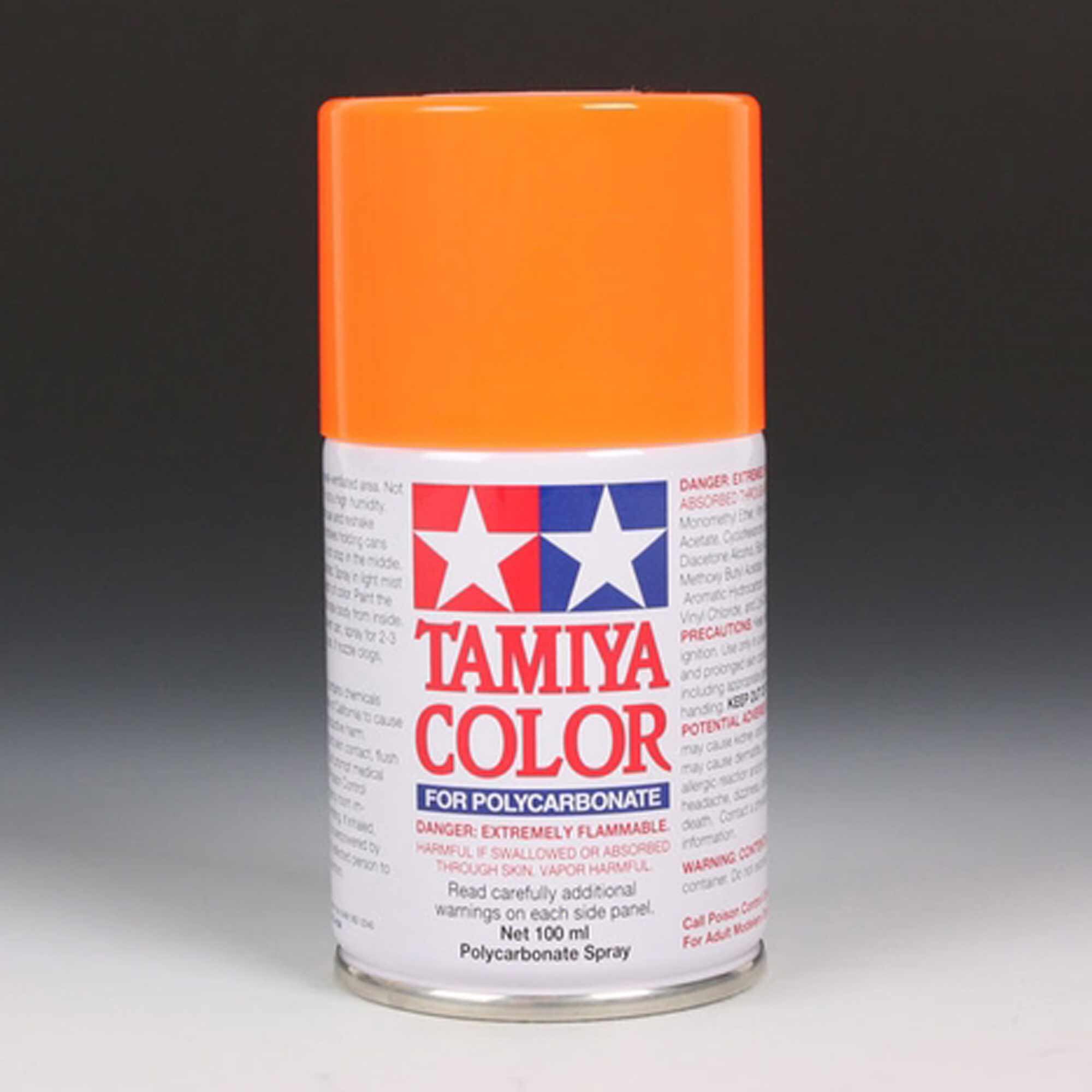 Tamiya Polycarbonate PS-24 Fluorescent Orange, Spray 100 ml