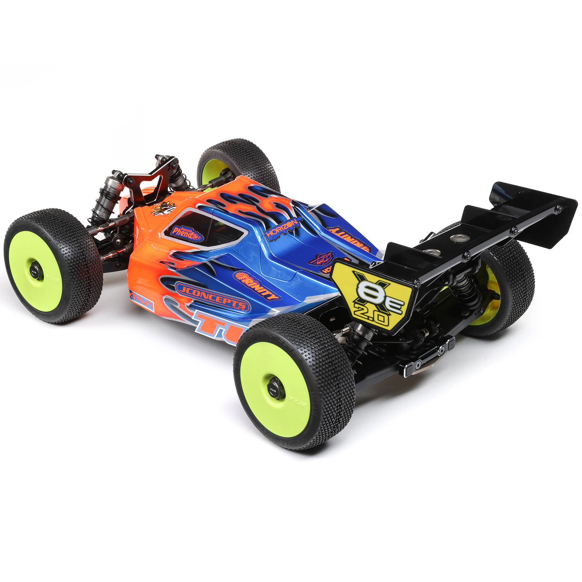 Team Losi Racing 1/8 8IGHT-X/E 2.0 Combo 4X4 Nitro/Electric Race Buggy Kit