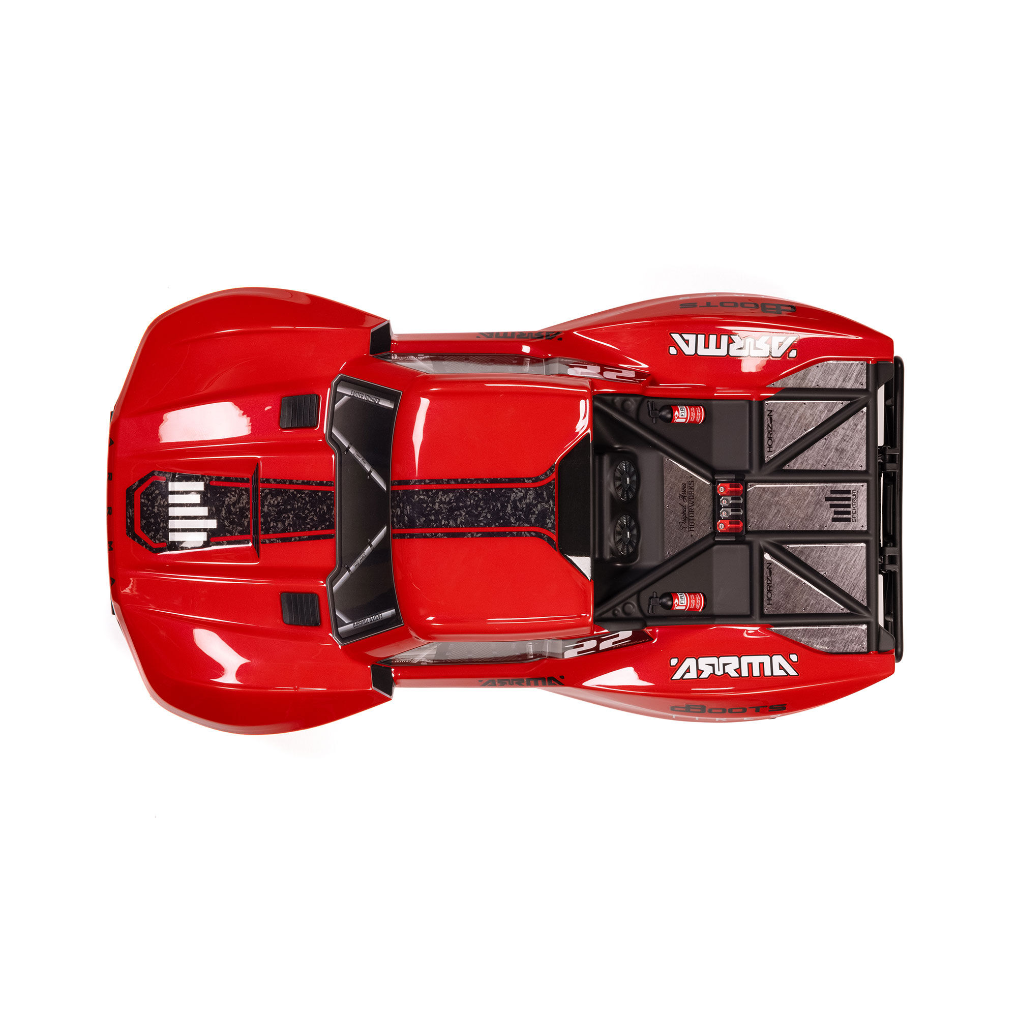 ARRMA 1/10 FURY 2WD RTR Brushed Short Course Truck (Battery & Charger Included), Red