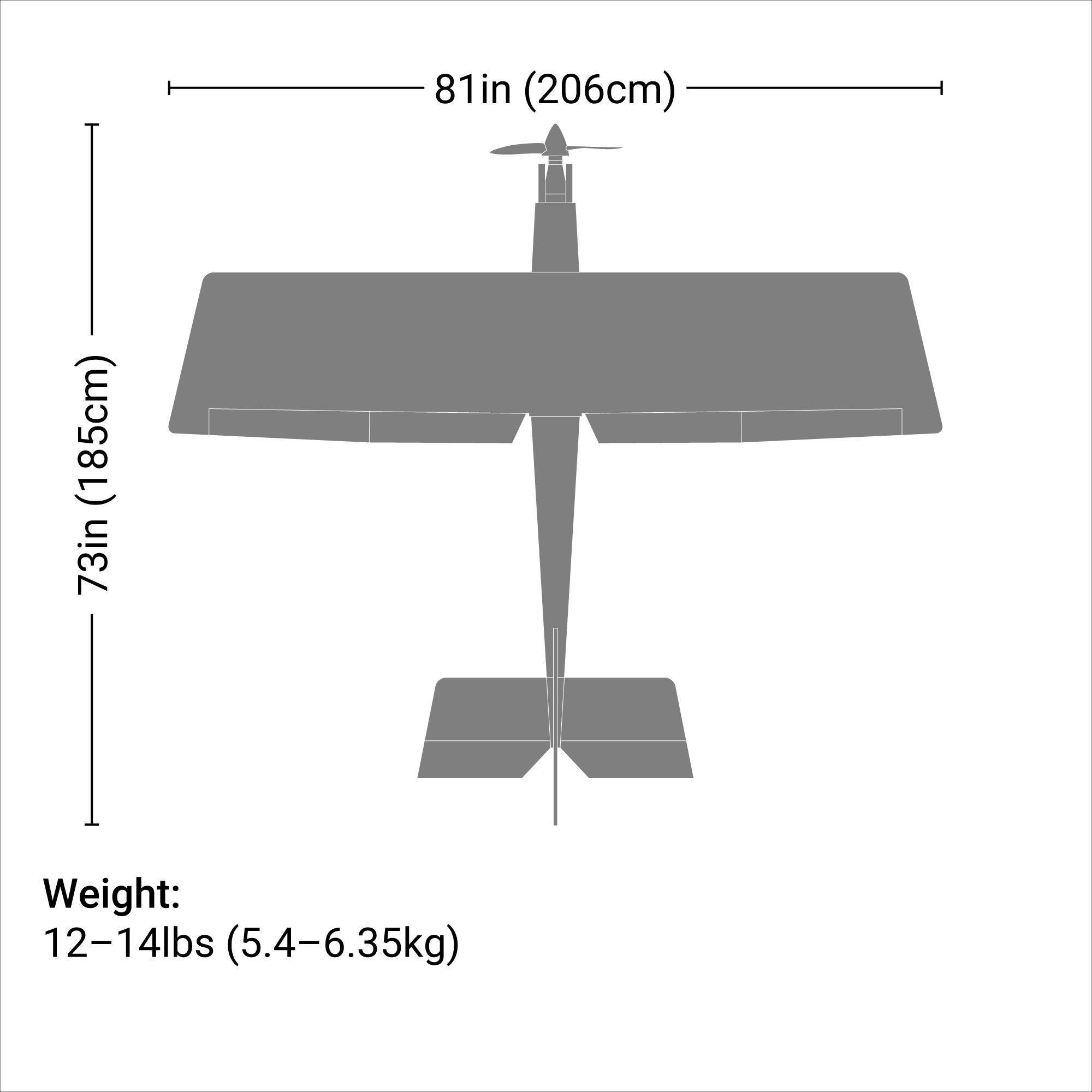 Hangar 9 Ultra Stick 30cc ARF, 81"