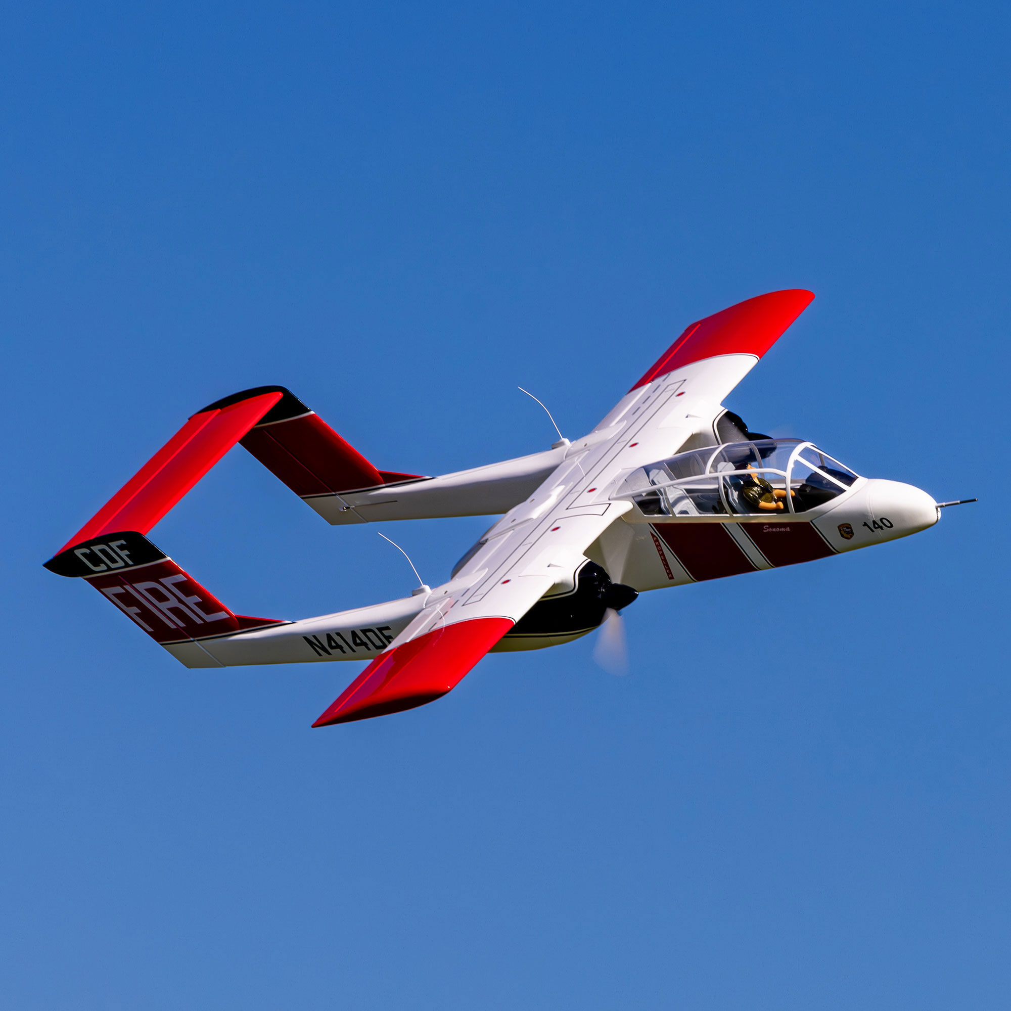 Hangar 9 OV-10 Bronco 20cc ARF with Landing Gear Set, Spektrum Avian Motors and ESCs Combo