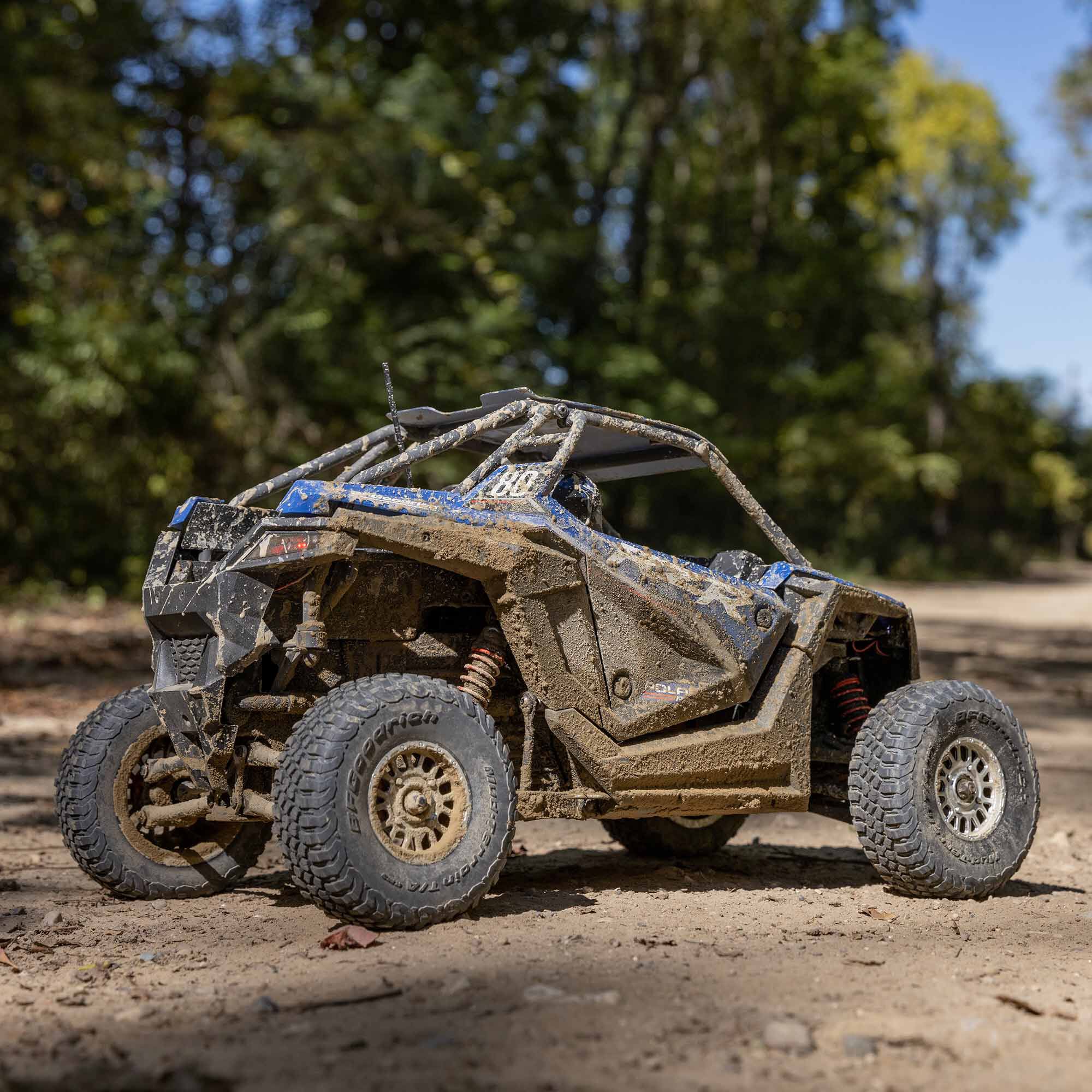 Losi 1/10 RZR Rey Polaris 3S 4X4 RTR Brushless Side by Side, Blue