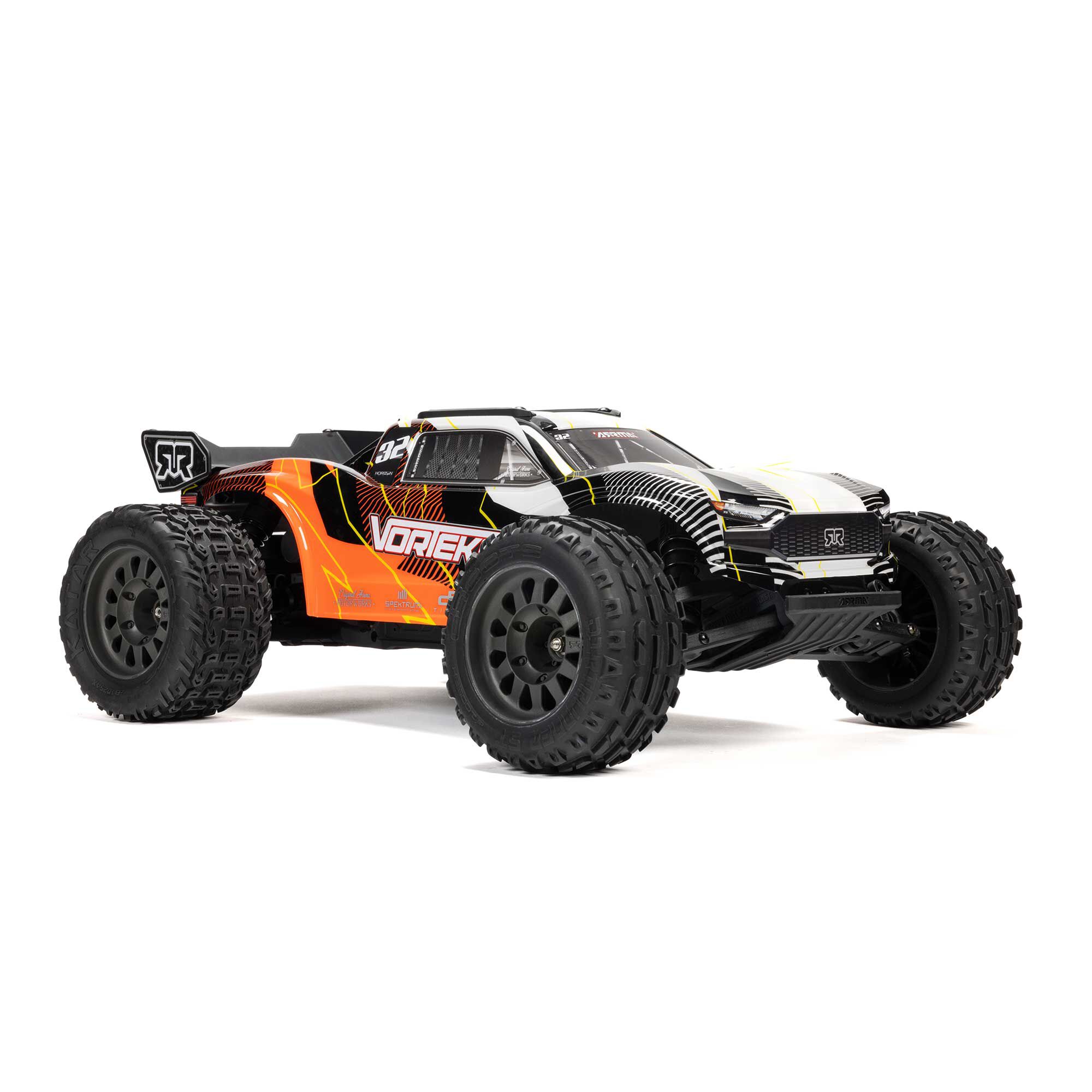 ARRMA 1/10 VORTEKS 2WD RTR Brushed Stadium Truck (Battery & Charger Included), Orange