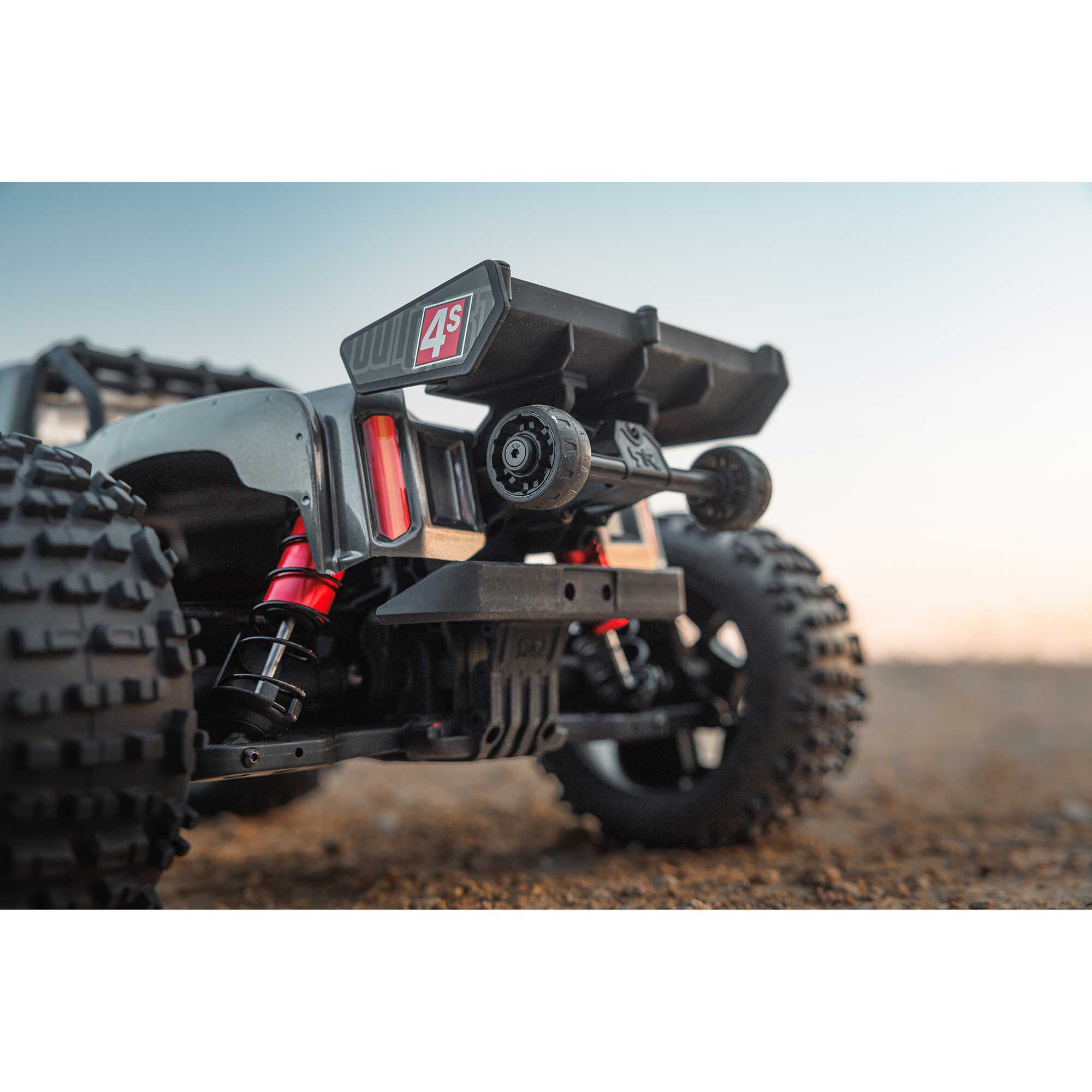 ARRMA 1/10 OUTCAST 4S 4X4 RTR Brushless Stunt Truck, Gun Metal