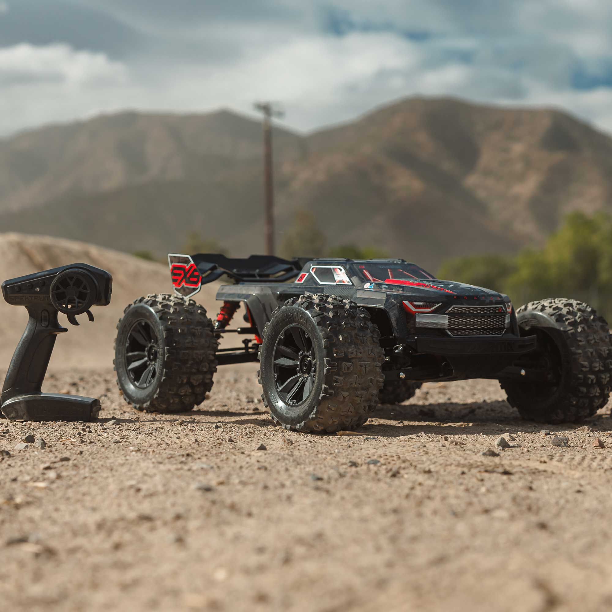 ARRMA 1/8 KRATON 6S EXB 4X4 RTR Brushless Speed Truck, BLACK