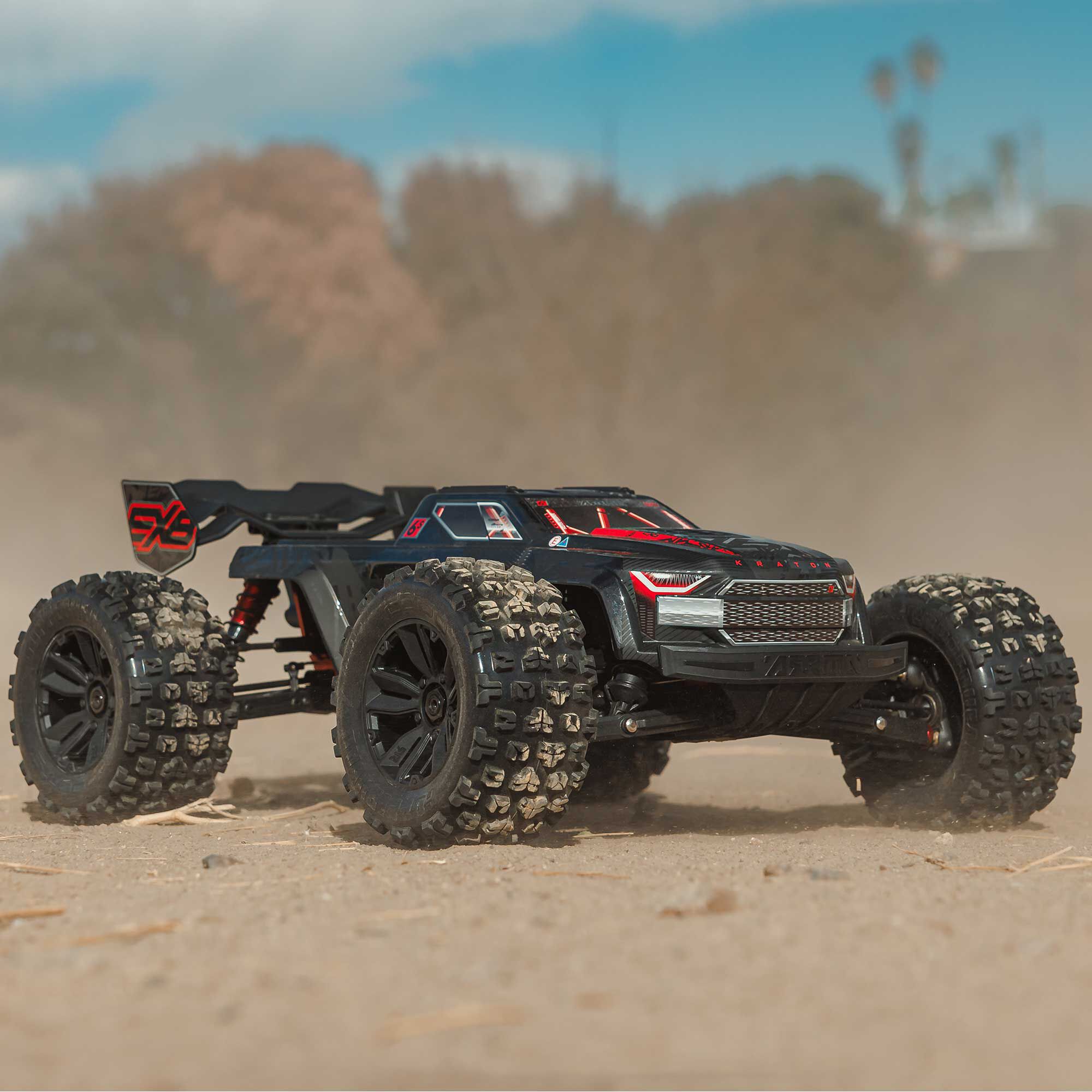 ARRMA 1/8 KRATON 6S EXB 4X4 RTR Brushless Speed Truck, BLACK