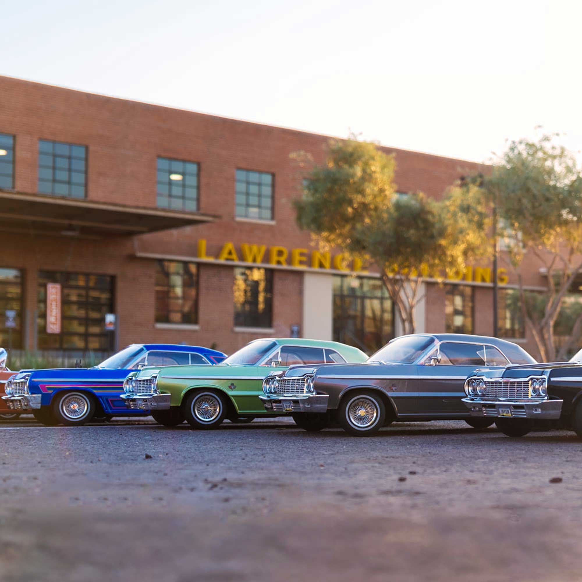 Redcat Racing 1/10 SixtyFour Chevrolet Impala Hopping Lowrider, Blue/White