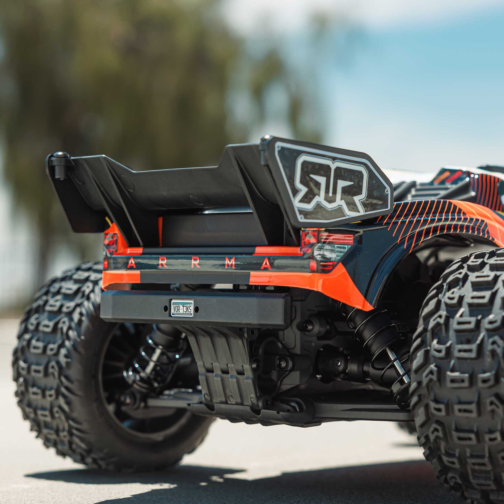 ARRMA 1/10 VORTEKS 2WD RTR Brushed Stadium Truck (Battery & Charger Included), Orange