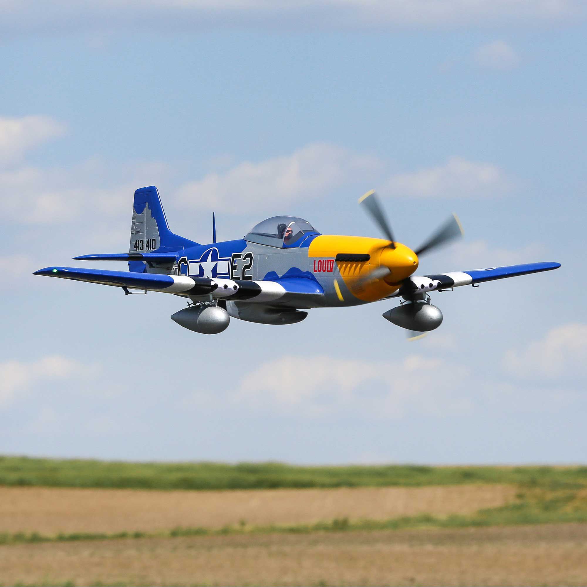 E-flite P-51D Mustang 1.5m BNF Basic Combo