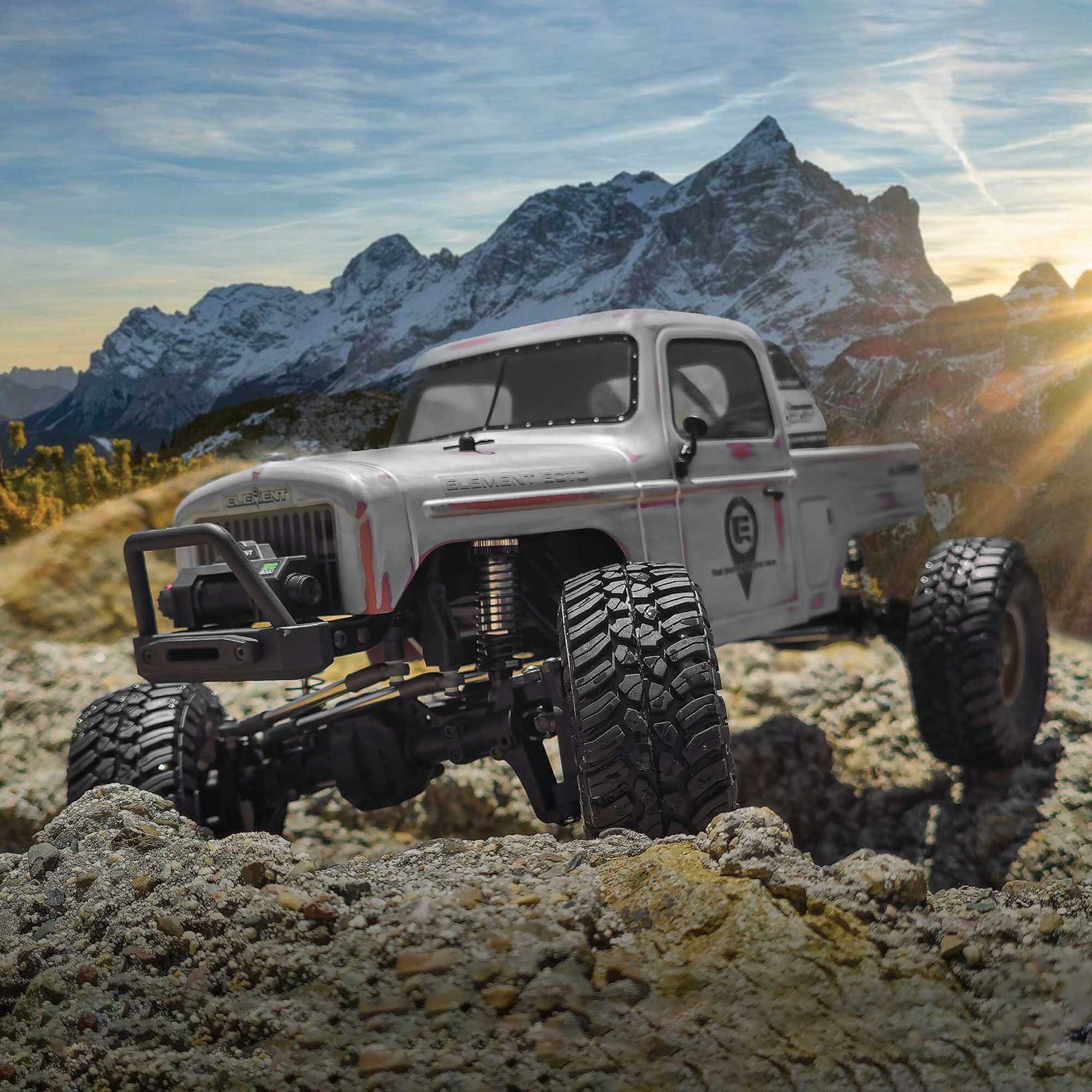 Team Associated 1/10 Enduro Ecto 4x4 Trail Truck RTR, Portal Axles, Gray