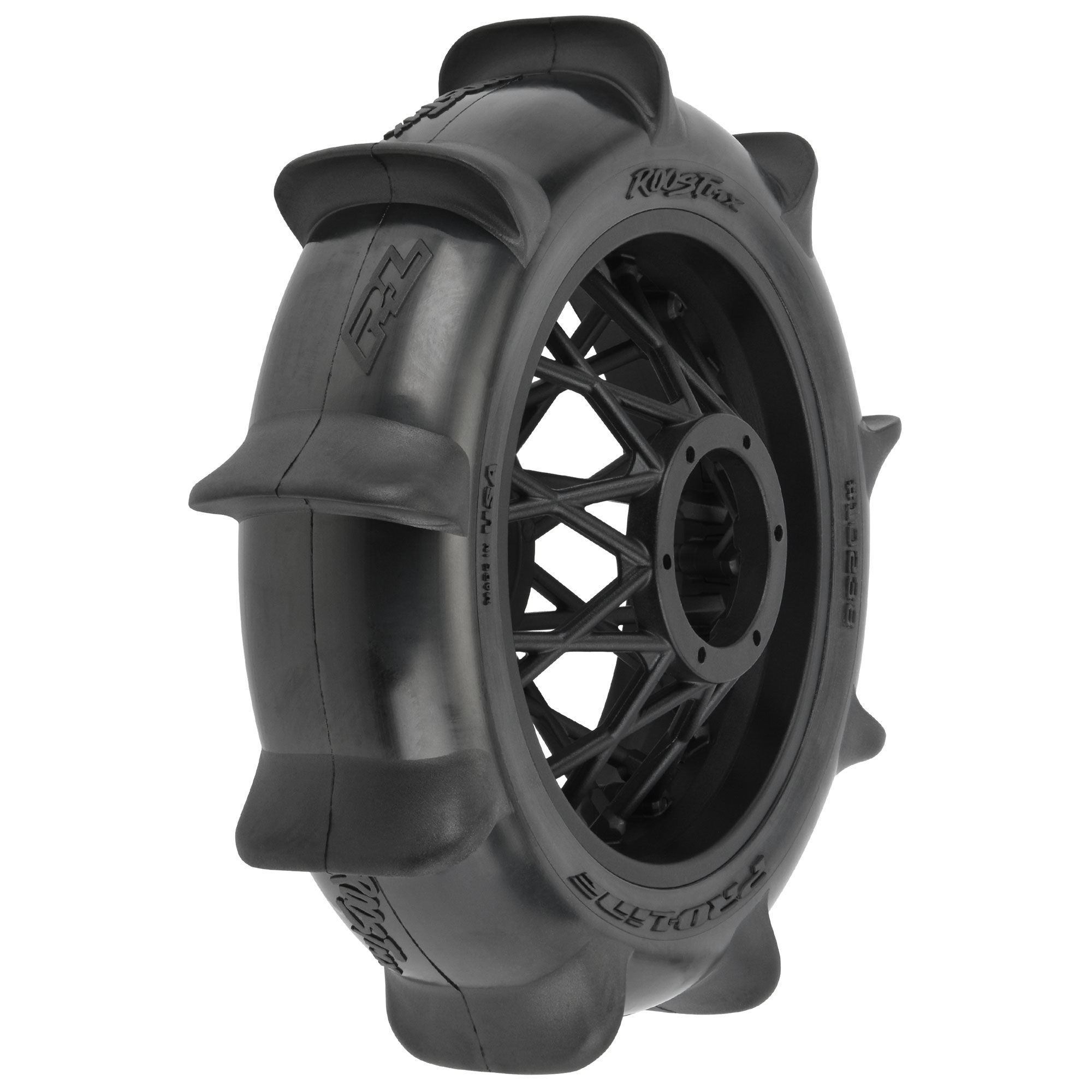 Pro-Line Racing 1/4 Roost MX Sand/Snow Paddle Rear Tire MTD Black (1): PROMOTO-MX