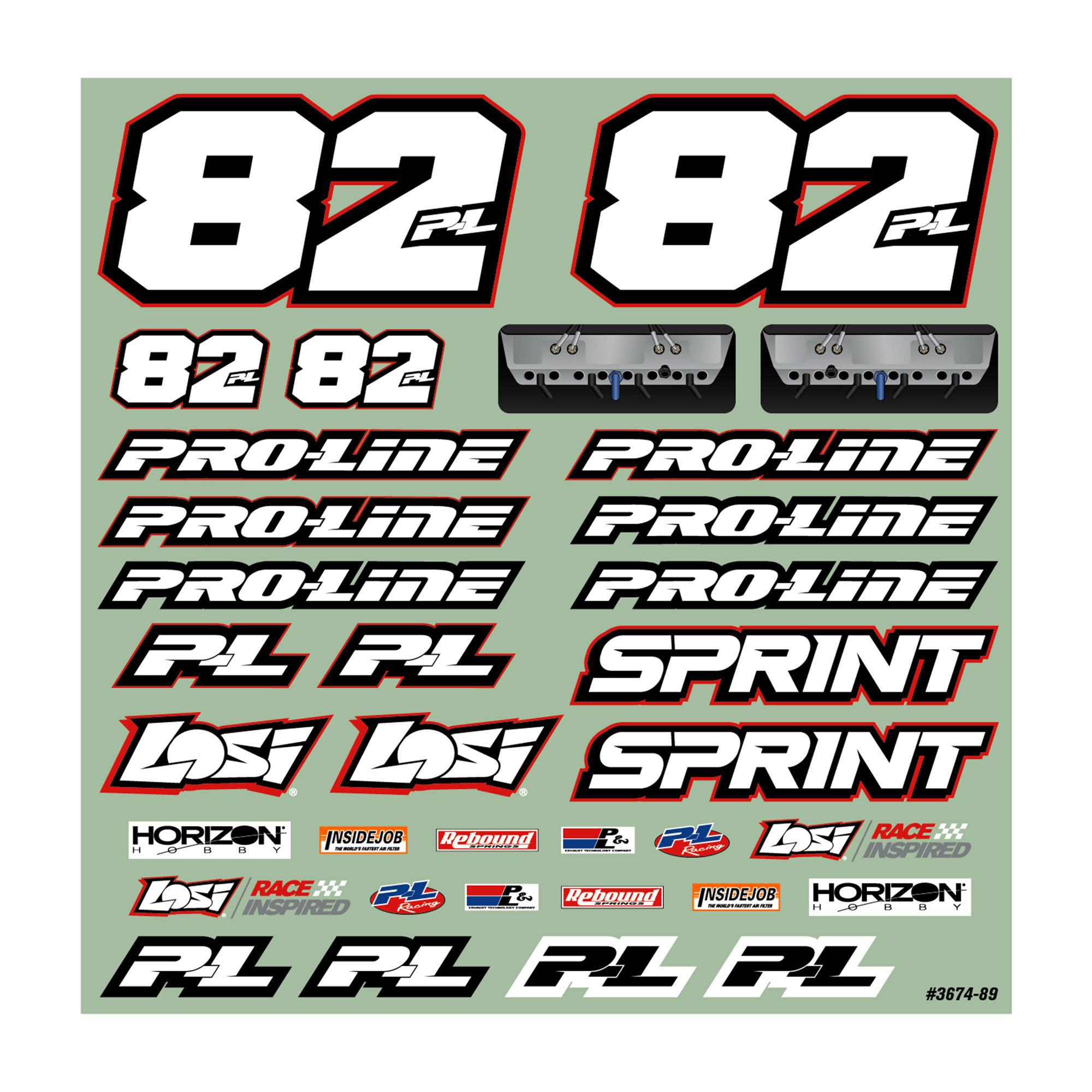 Pro-Line Racing 1/10 Sprint Car Light Weight Clear Body Panel Kit: Losi Sprint Car