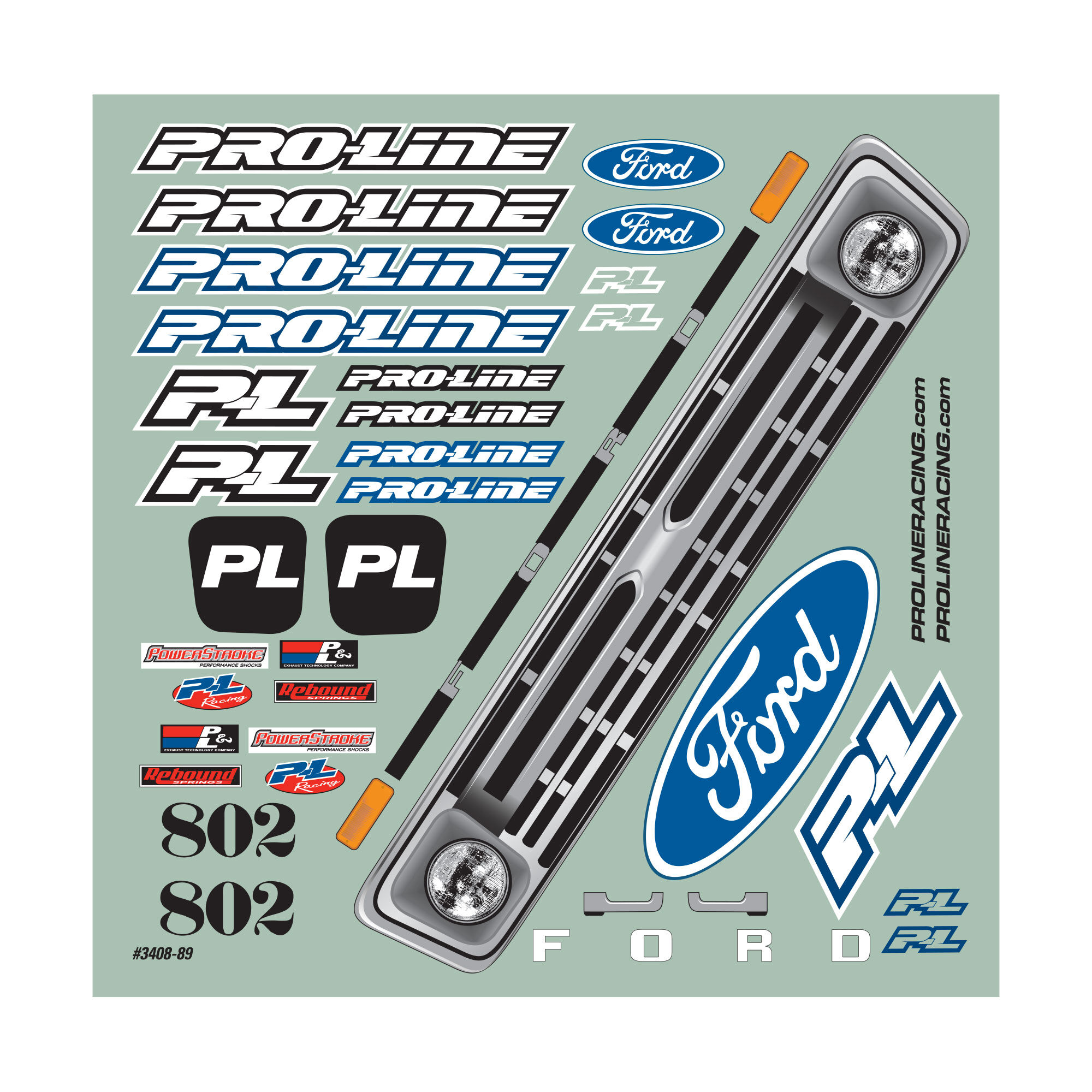 Pro-Line Racing 1/10 1966 Ford F-100 Clear Body: Short Course