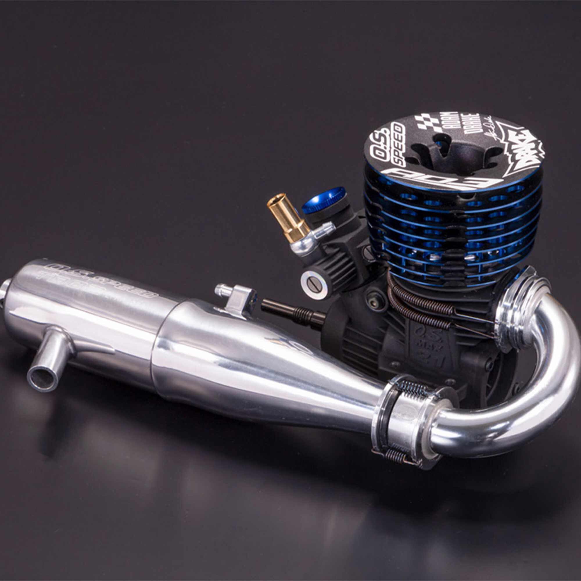 OS Engines O.S. Speed B21 Adam Drake Edition 3, 1/8 Buggy Engine & Pipe Combo Set
