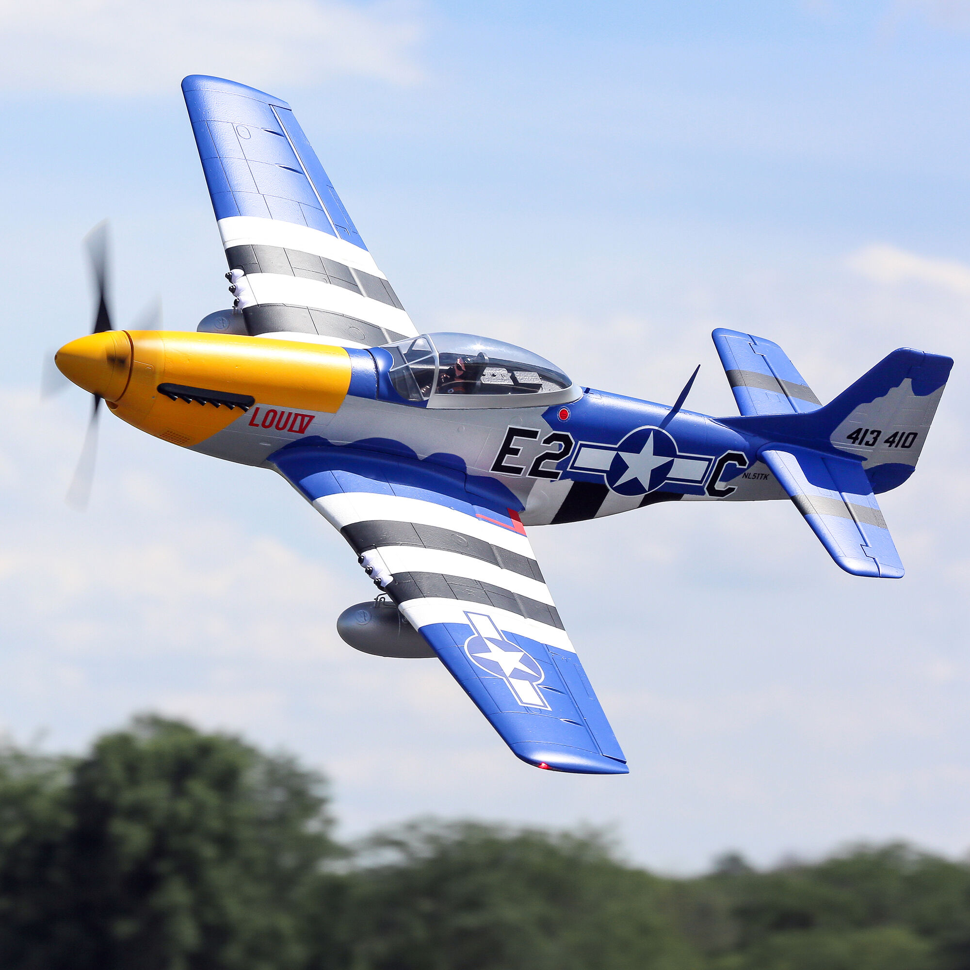 E-flite P-51D Mustang 1.5m BNF Basic Combo