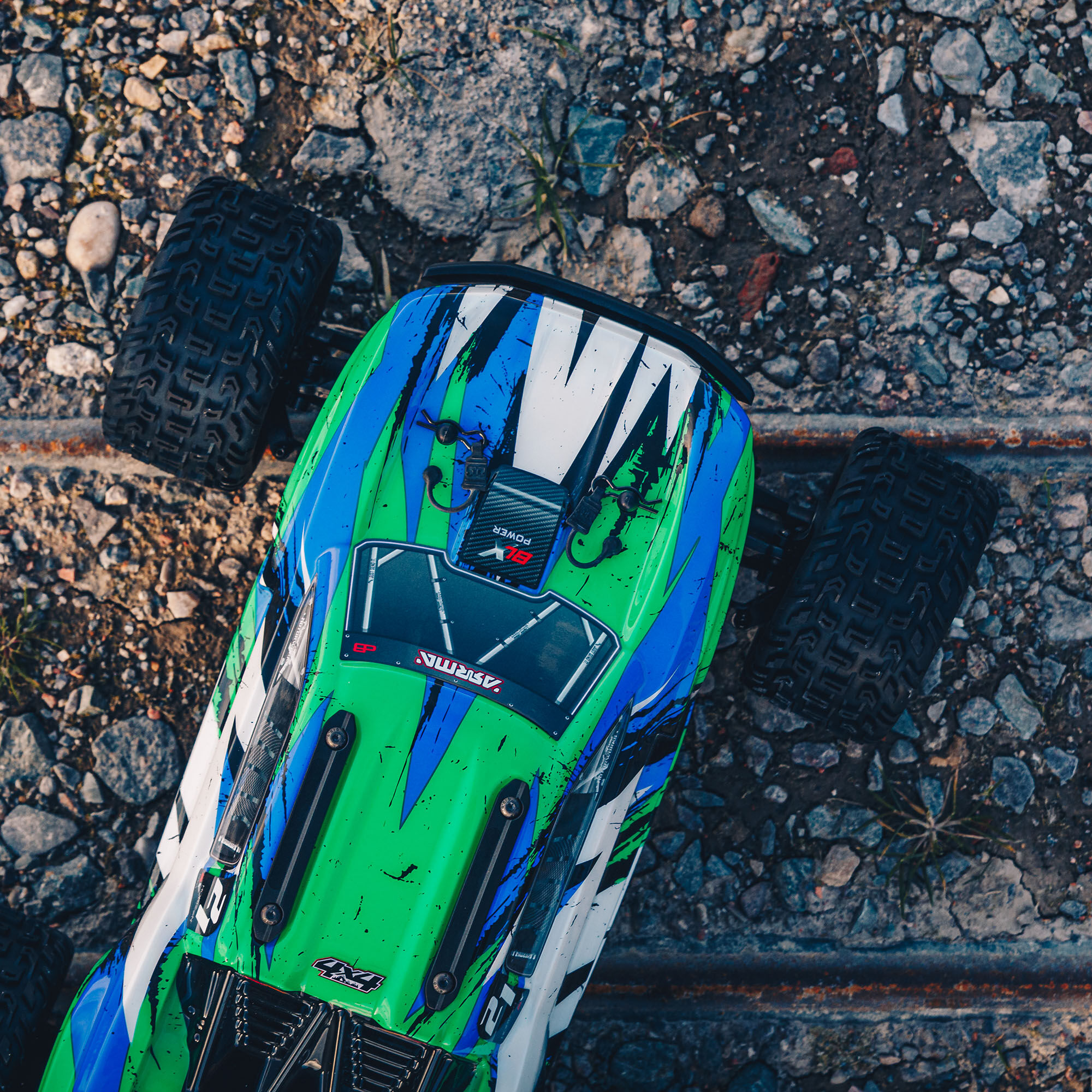 ARRMA 1/10 VORTEKS 3S 4X4 RTR Brushless Stadium Truck, Green