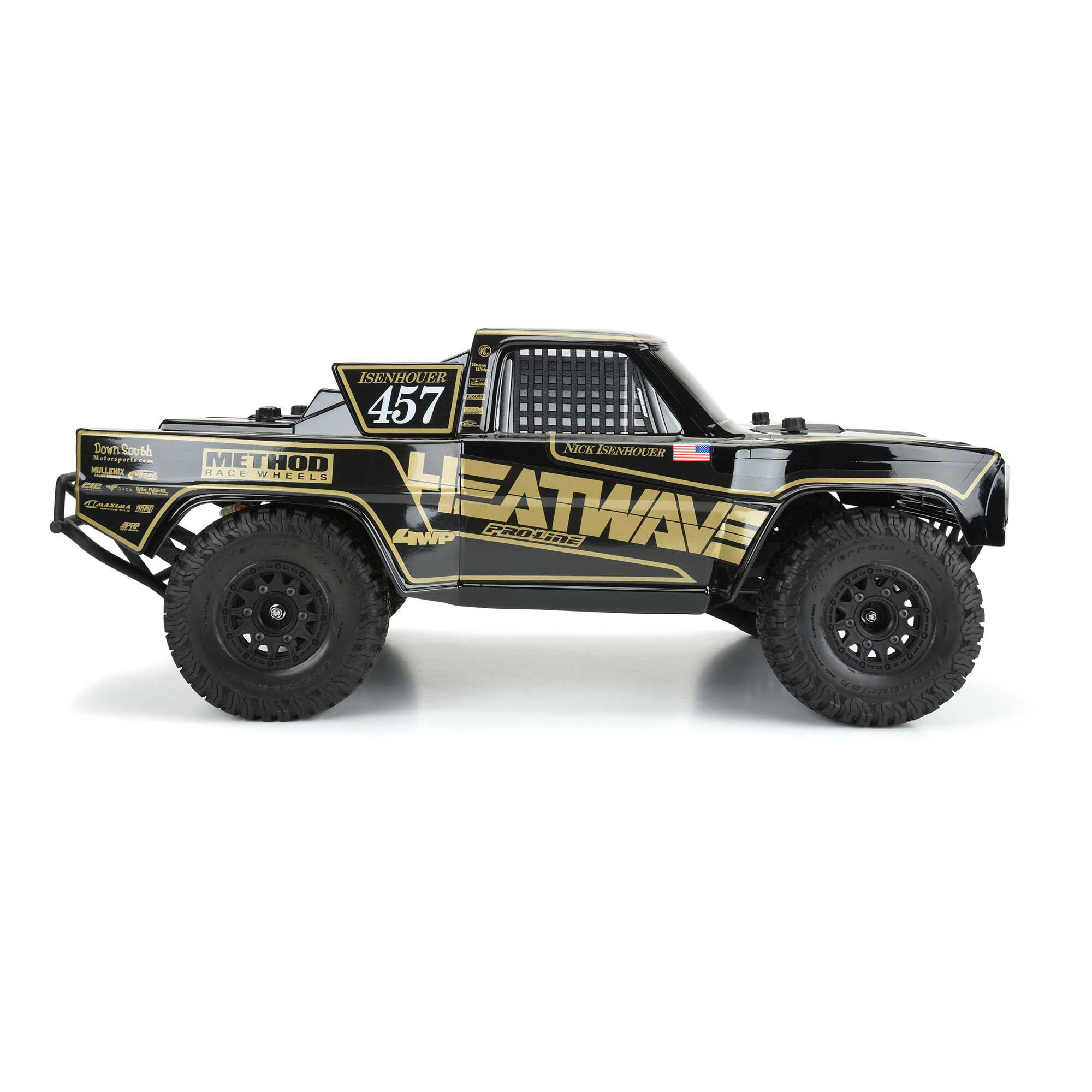 Pro-Line Racing 1/10 Pre-Cut 1967 Ford F-100 Heat Wave Black Body: Short Course