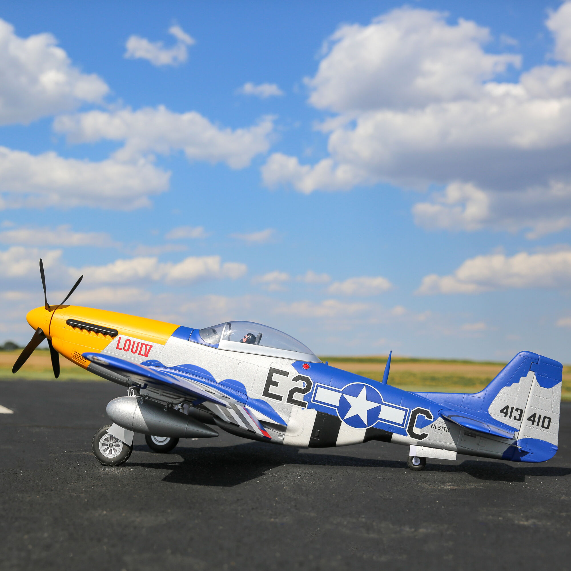 E-flite P-51D Mustang 1.5m BNF Basic Combo