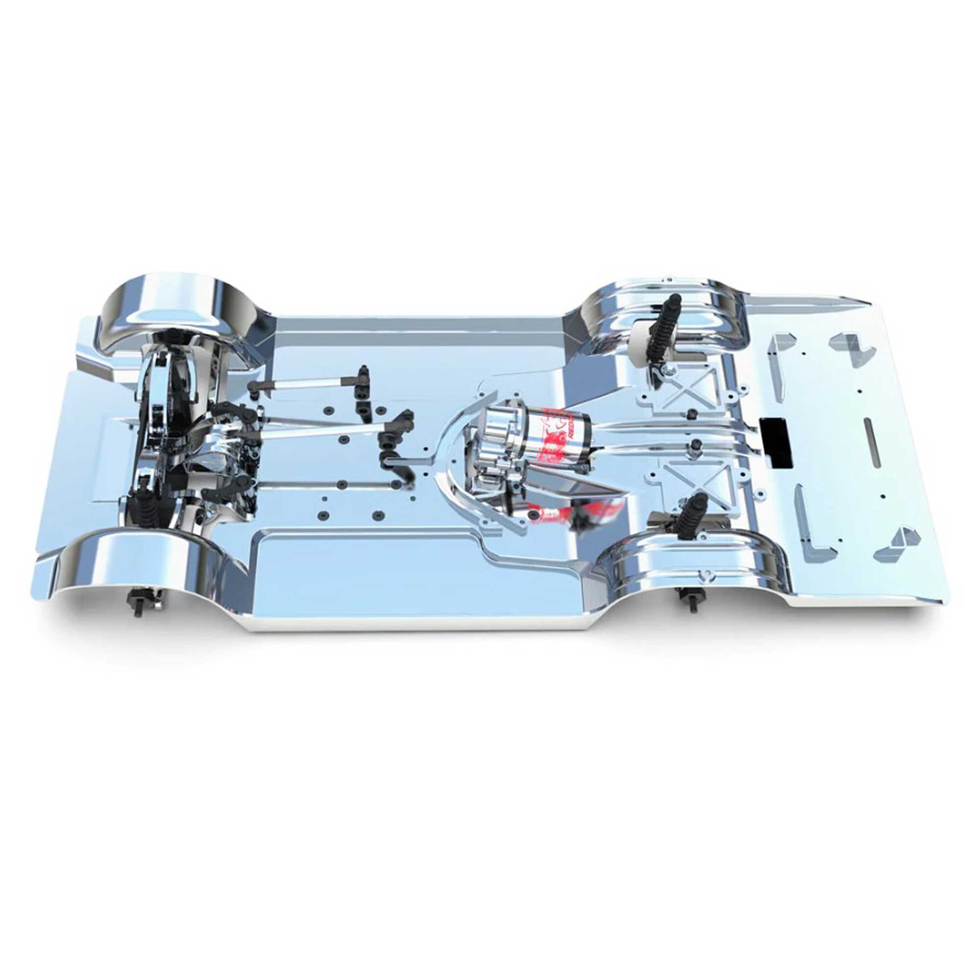 Redcat Racing 1/10 LRH285 Designers Show Lowrider Chassis Kit, Chrome