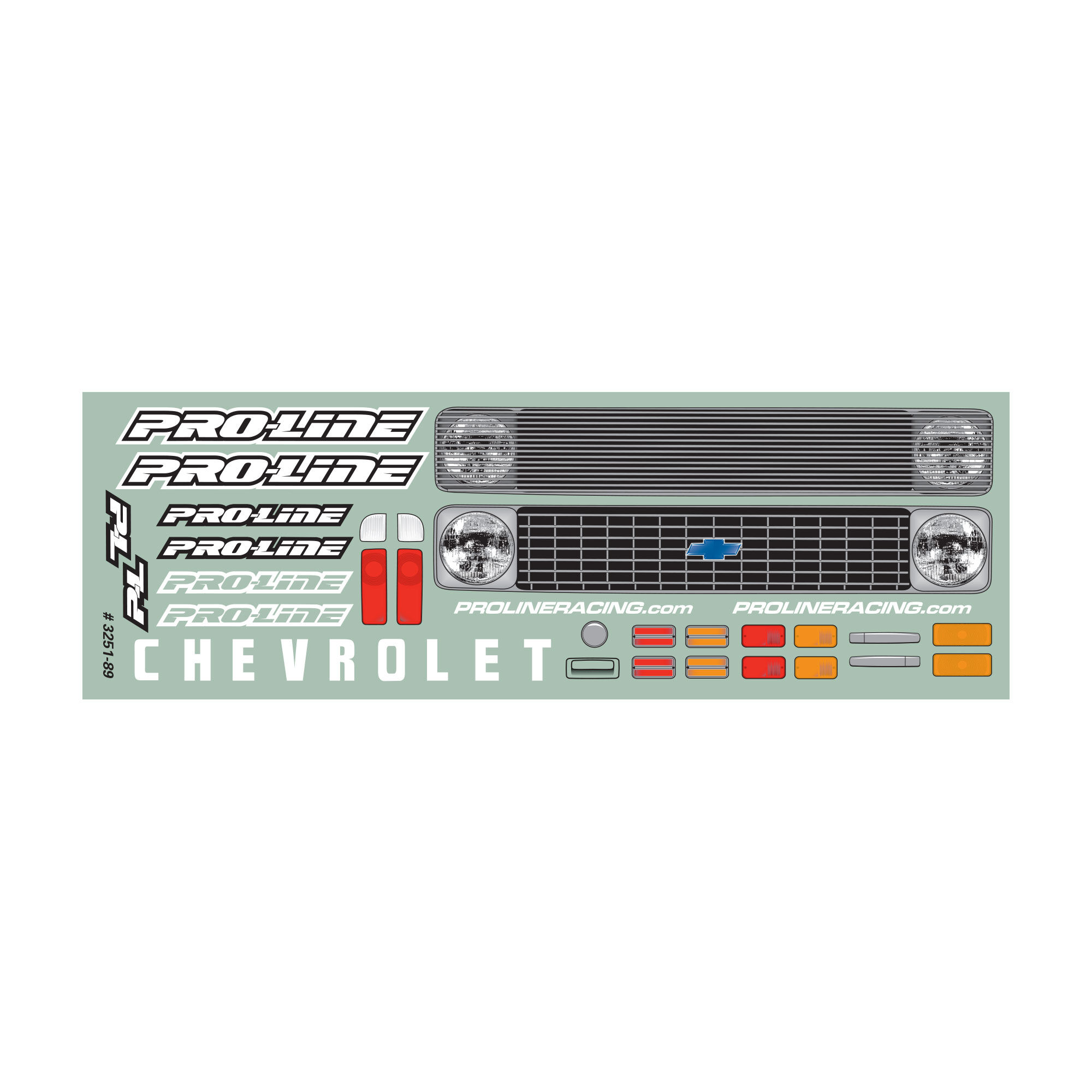 Pro-Line Racing 1/10 1972 Chevy C-10 Clear Body: Stampede & Granite