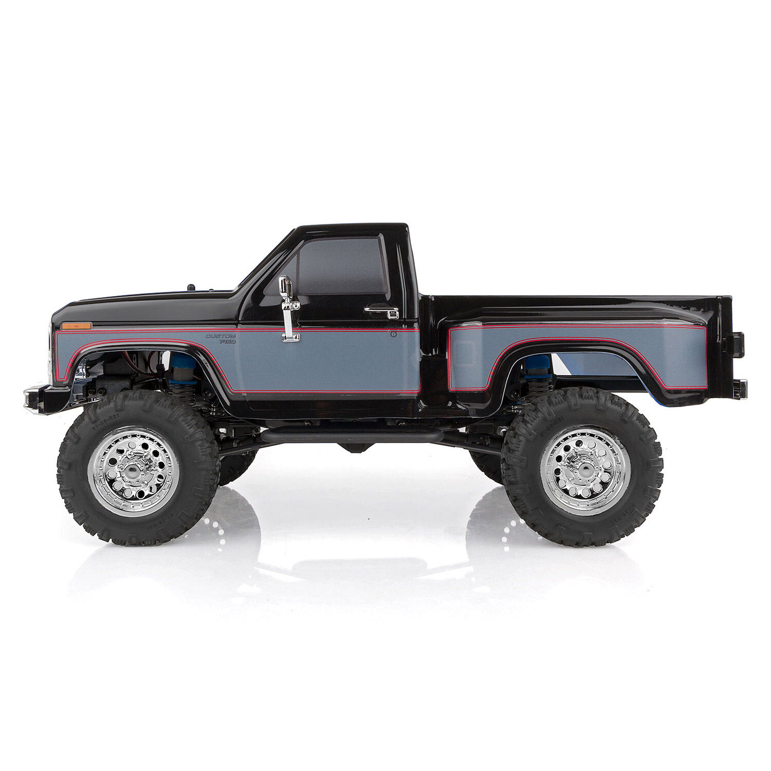 Team Associated 1/12 CR12 Ford F-150 Pick-Up 4WD Brushed RTR, Black