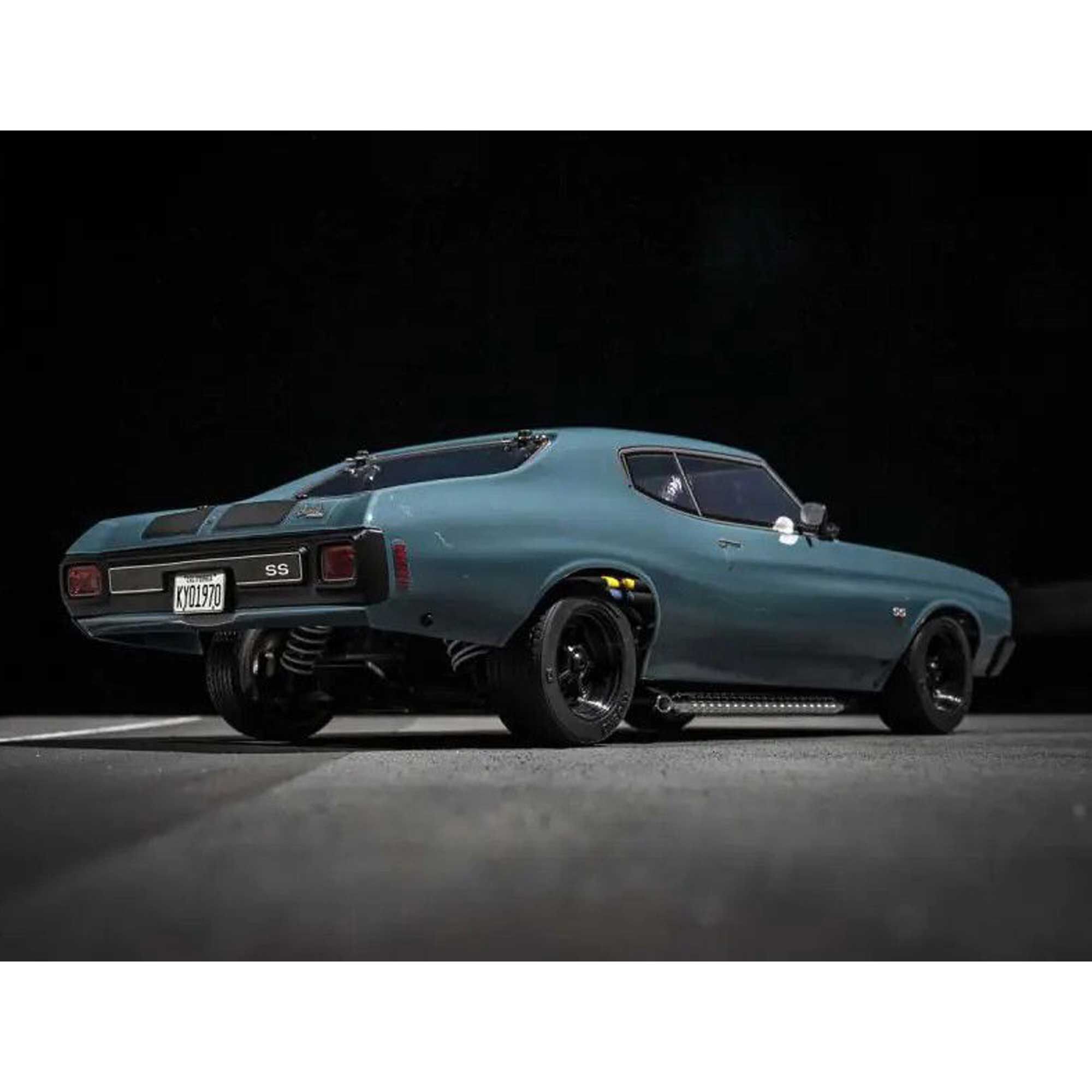 Kyosho 1/10 Fazer Mk2 Brushless 1970 Chevelle Supercharger AWD Touring RTR, Dark Blue