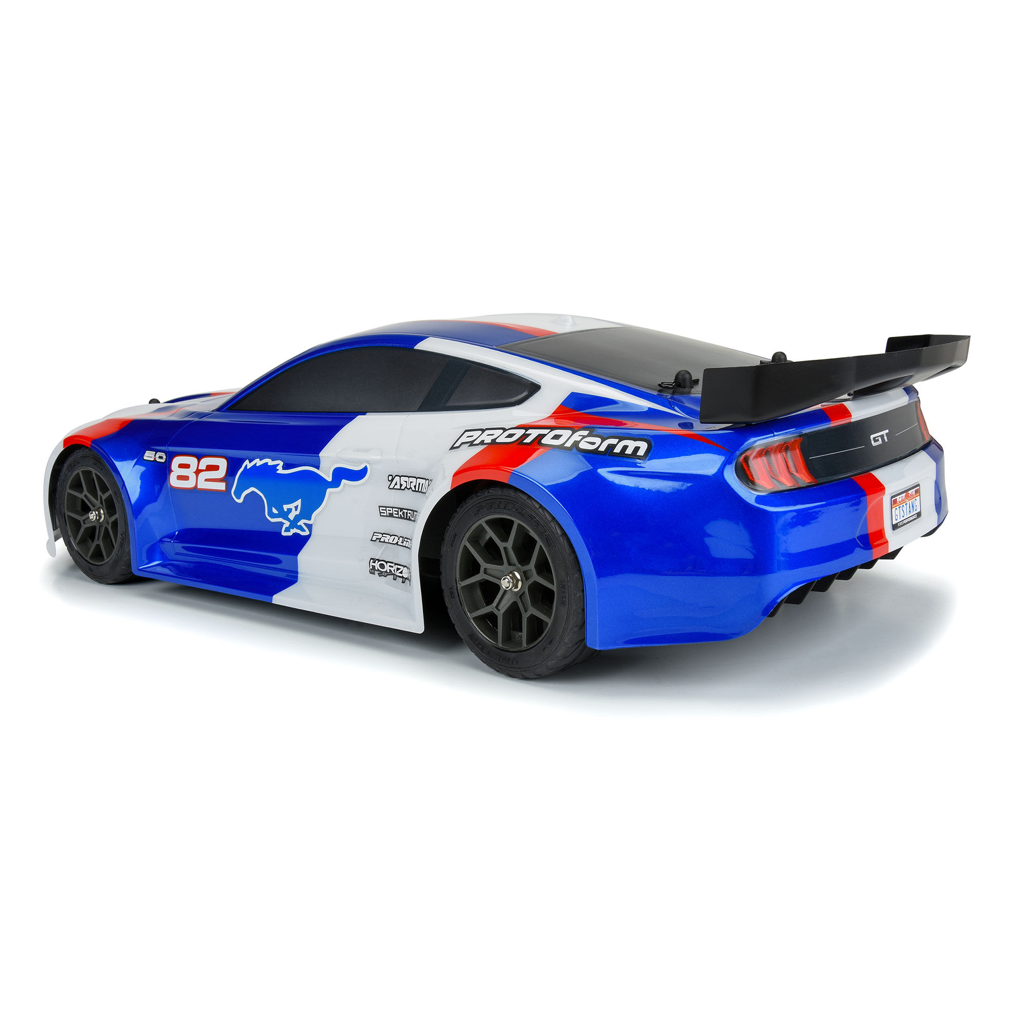 PROTOform 1/8 2021 Ford Mustang Painted Body (Blue): Vendetta & Infraction 3S