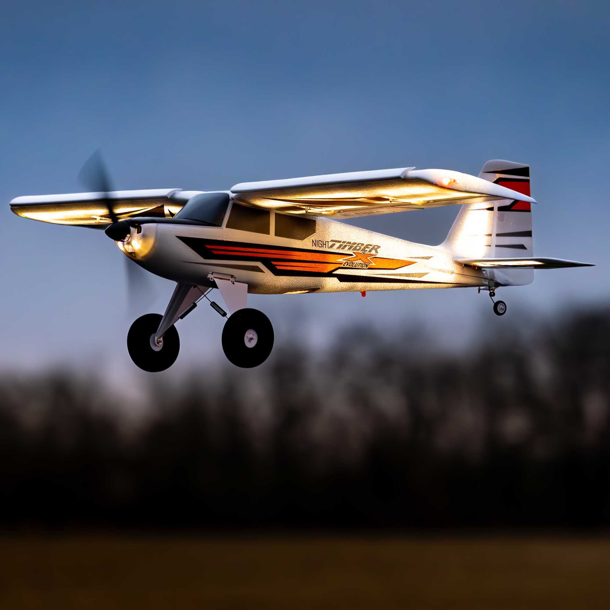 E-flite Night Timber X Evolution 1.2m BNF Basic with AS3X+ and SAFE Select