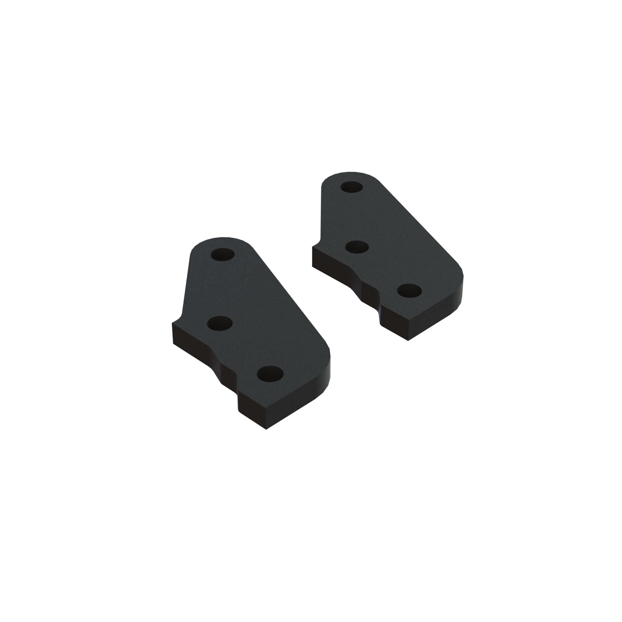 ARRMA Aluminum Steering Plate Black (2)