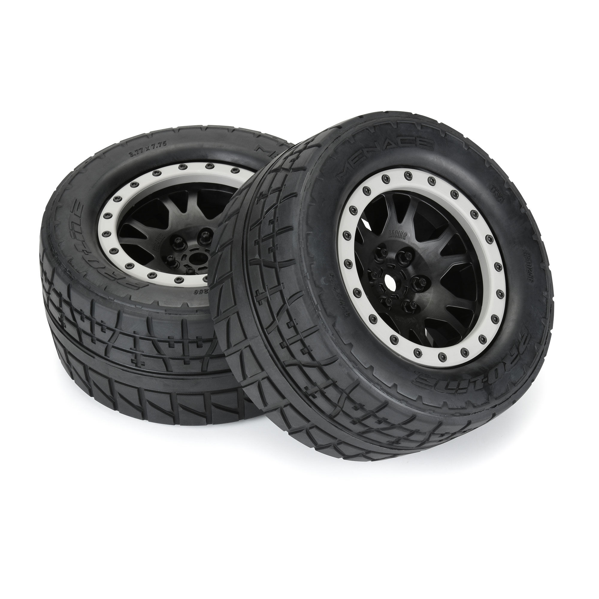 Pro-Line Racing 1/5 Menace HP BELTED Pro-Loc F/R X-MAXX MTD 24mm Blk/Gry Impulse (2)