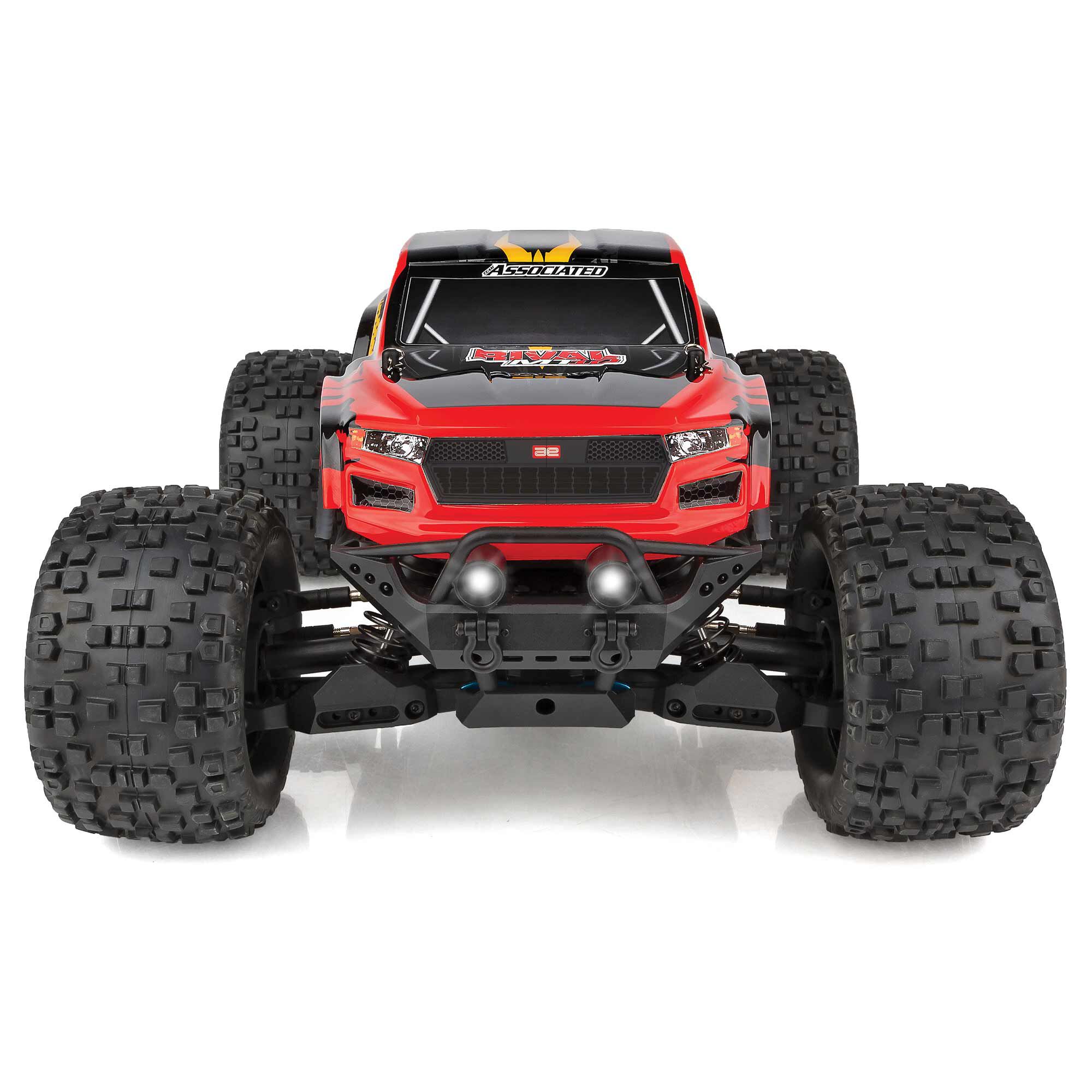 Team Associated 1/10 Rival MT10 4WD Brushless RTR V2, 3S LiPo Combo