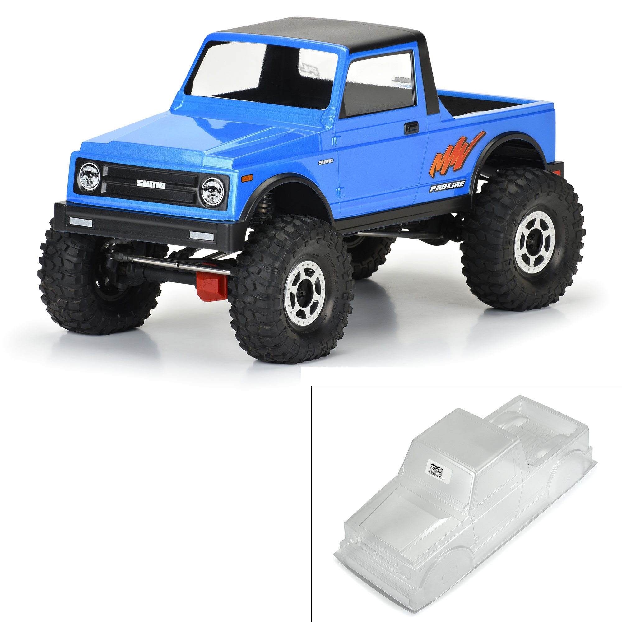 Pro-Line Racing 1/10 Sumo L Clear Body 12.3" (313mm) Wheelbase Crawlers