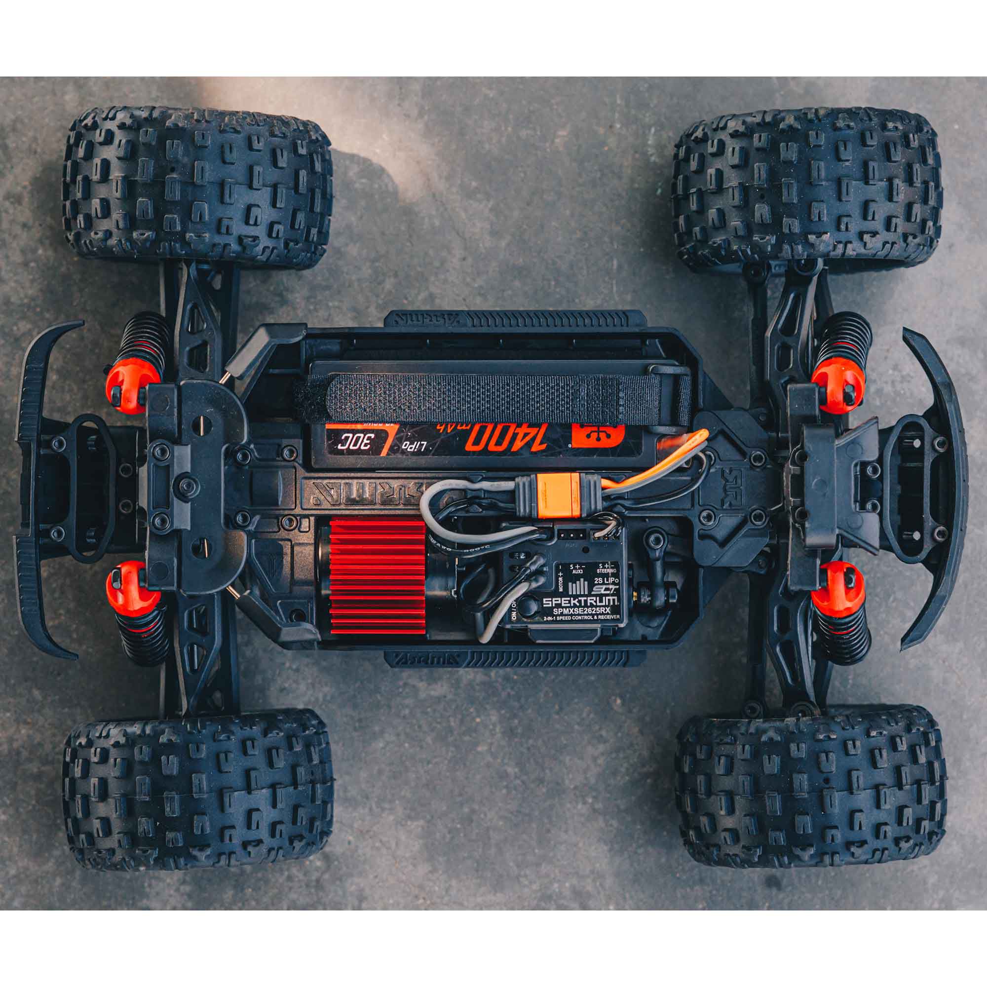 ARRMA 1/18 GRANITE GROM 4X4 RTR Brushed Monster Truck (Battery & Charger Included), Blue