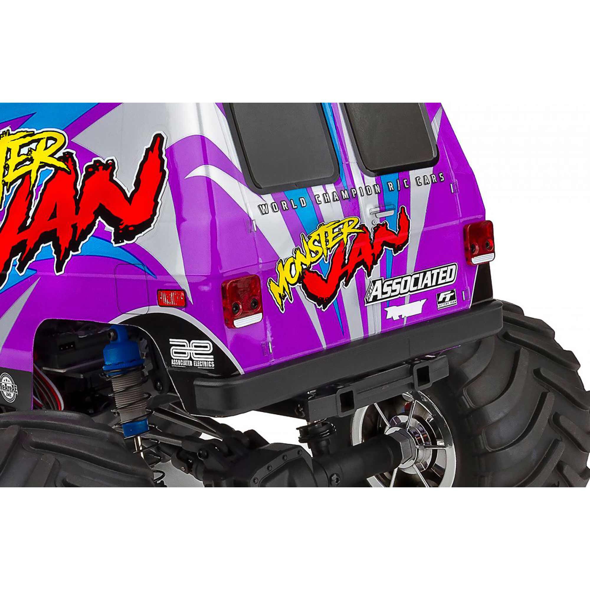 Team Associated 1/12 MT12 4x4 Monster Van RTR, LiPo Combo