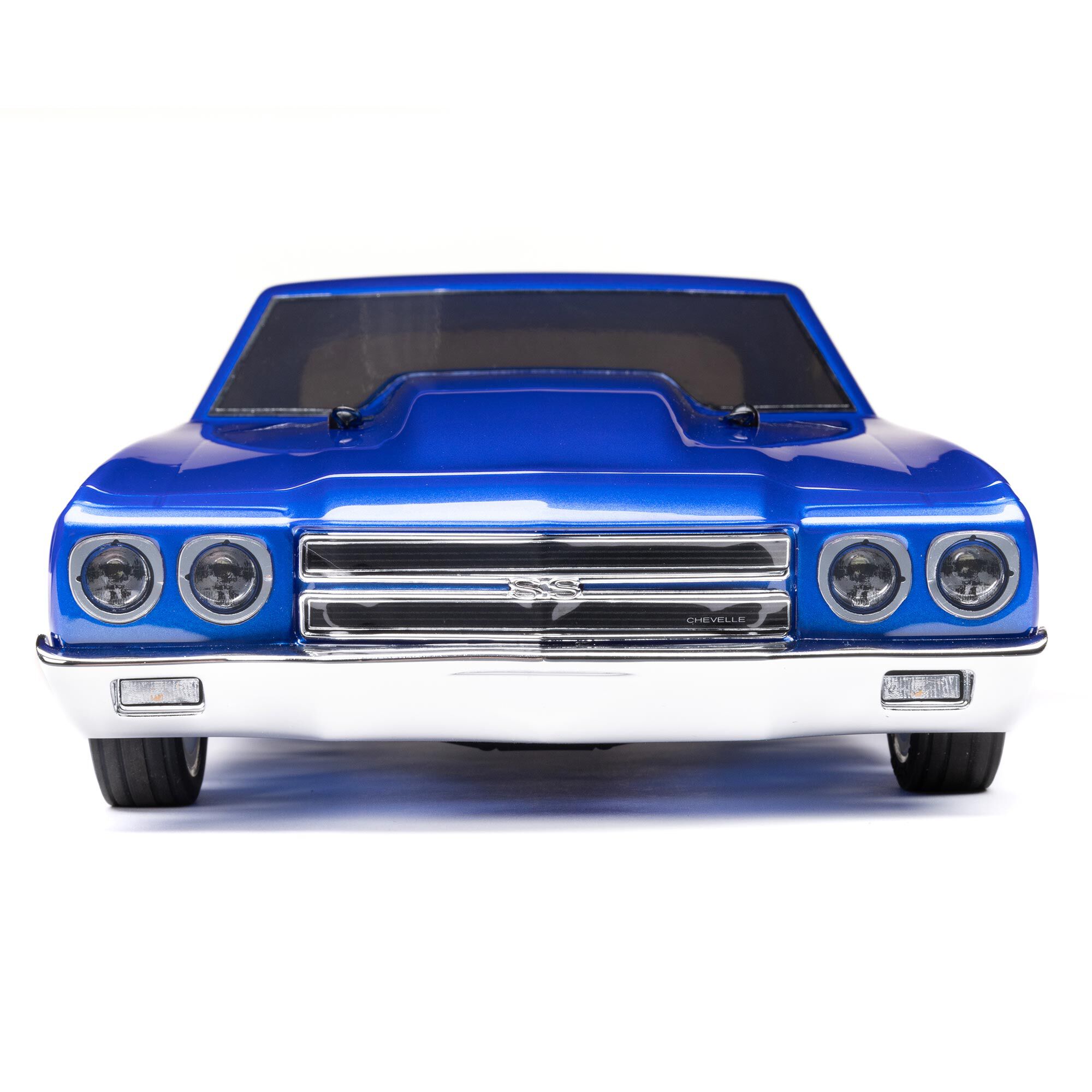 Losi 1/16 Mini 1970 Chevy Chevelle 2S 2WD RTR Brushless No Prep Drag Car (Battery & Charger Included), Blue