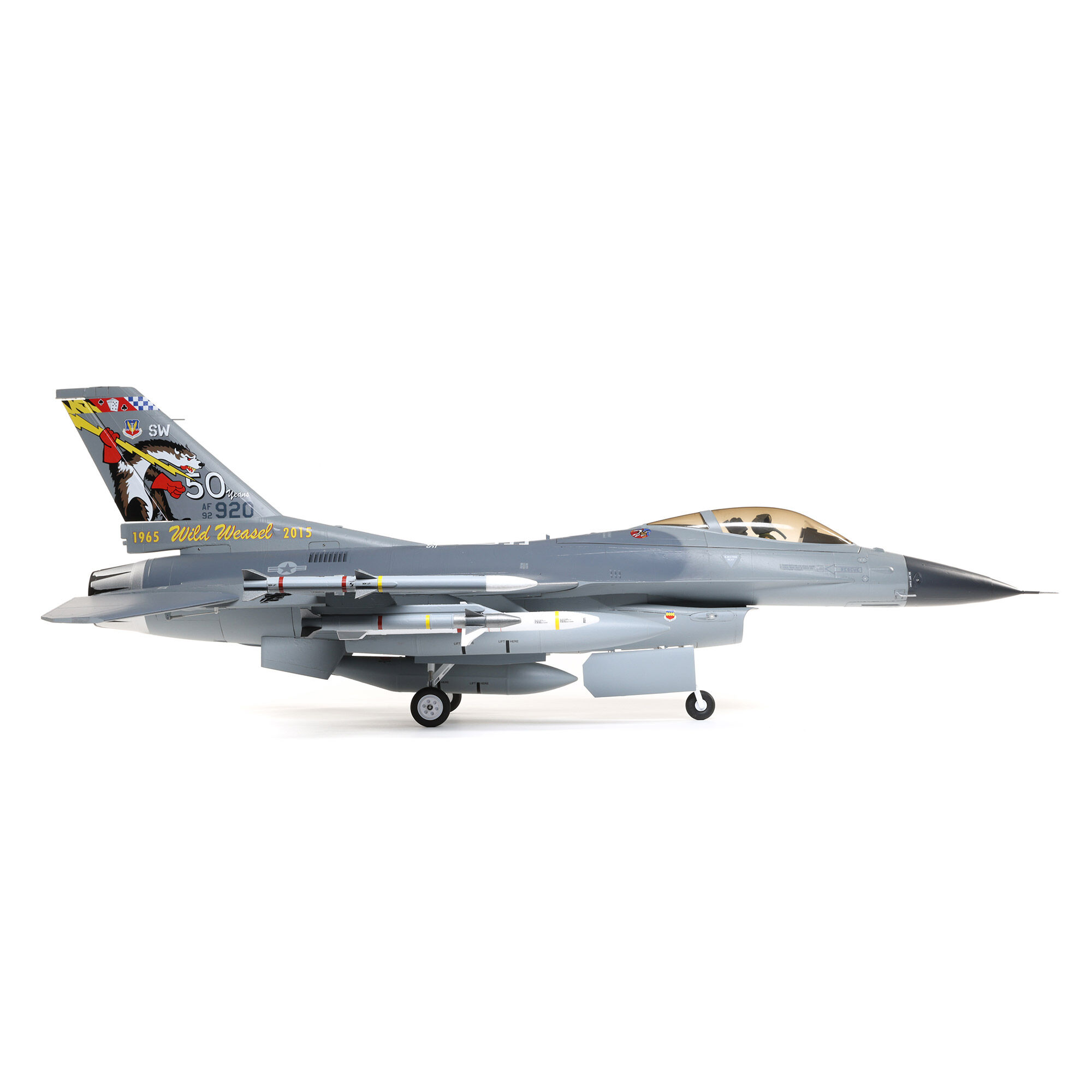 E-flite F-16 Falcon 80mm EDF Jet Smart BNF Basic with SAFE Select