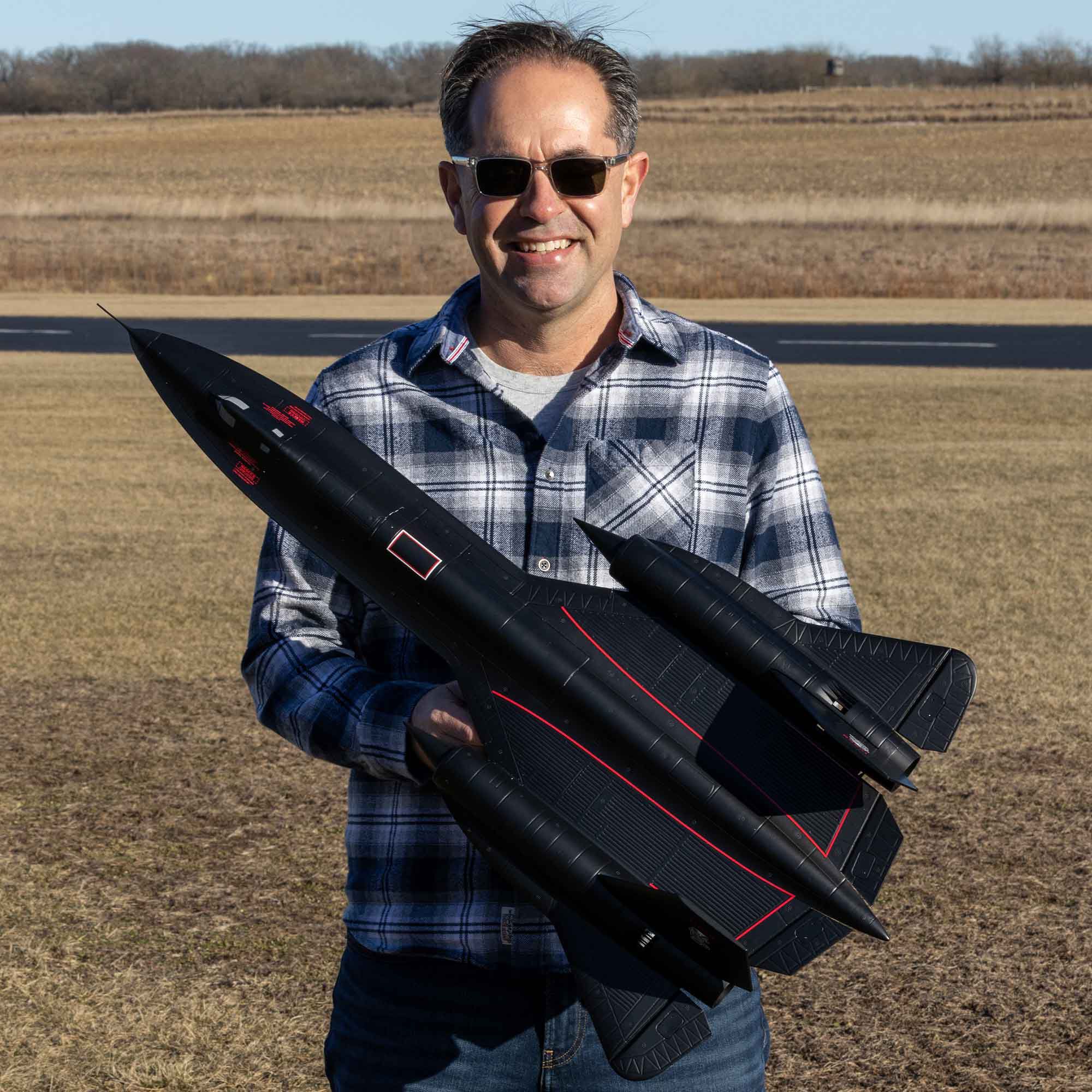 E-flite SR-71 Blackbird Twin 40mm EDF BNF Basic with AS3X and SAFE Select