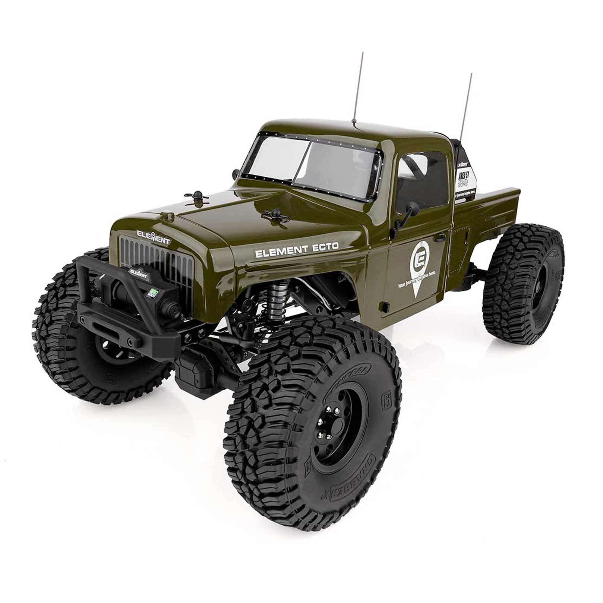 Team Associated 1/10 Enduro Ecto 4X4 Trail Truck RTR, LiPo Combo, Green
