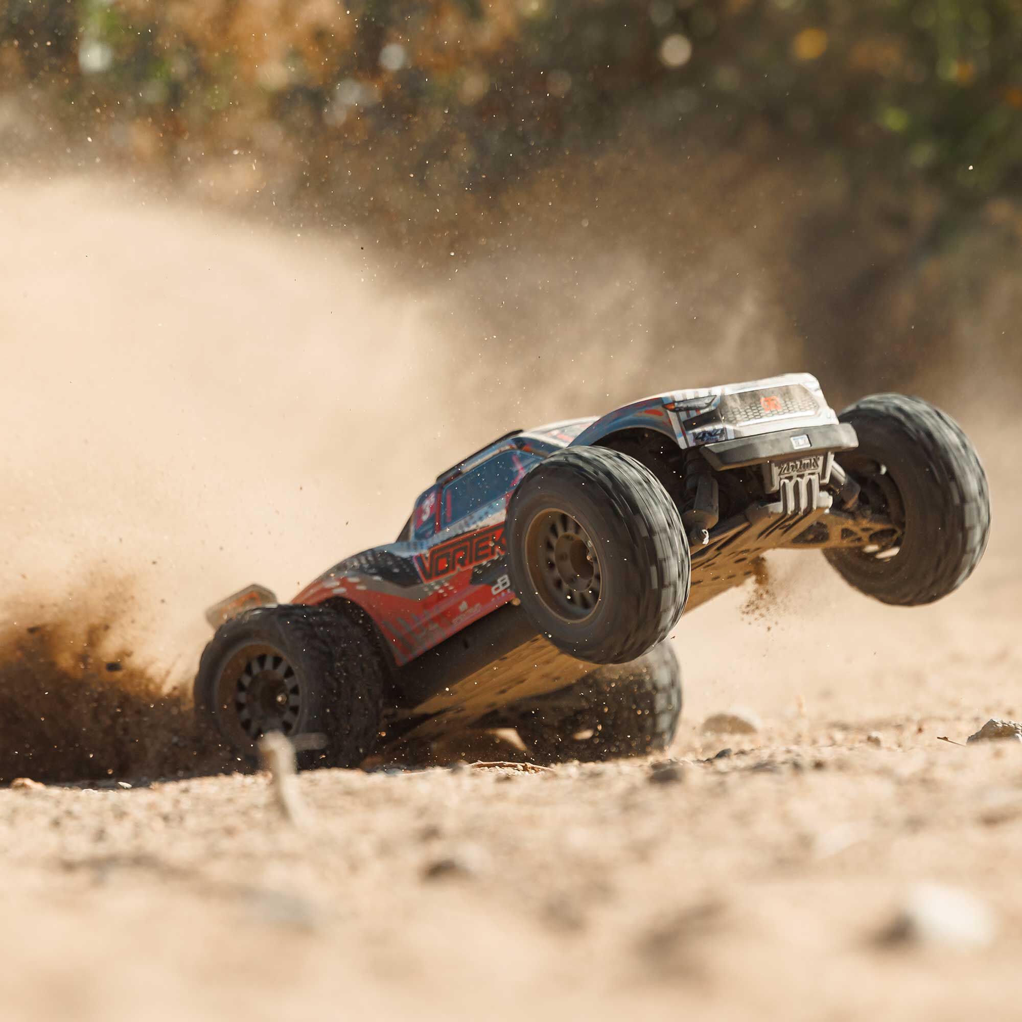 ARRMA 1/10 VORTEKS 223S DSC 4X4 RTR Brushless Stadium Truck, Red