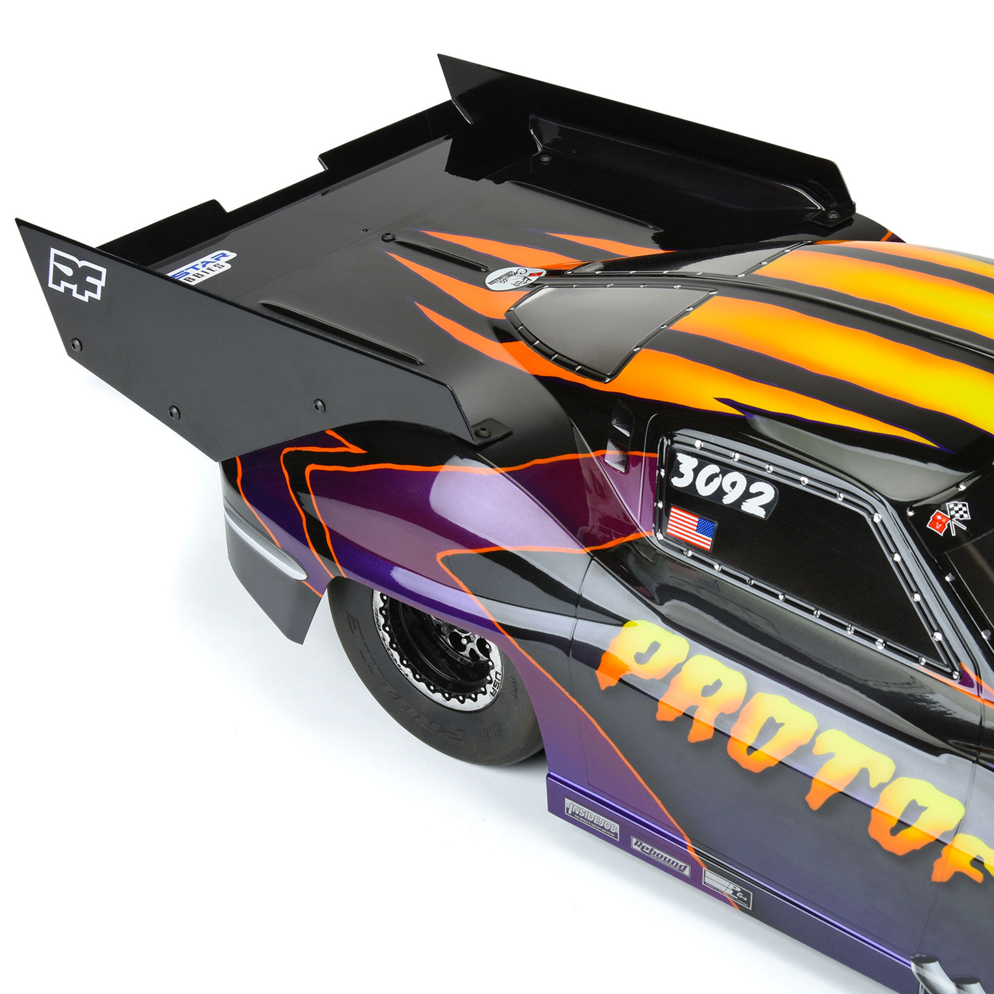 PROTOform 1/10 Outlaw Clear Wing Kit for PRM158800 Pro-Mod Body