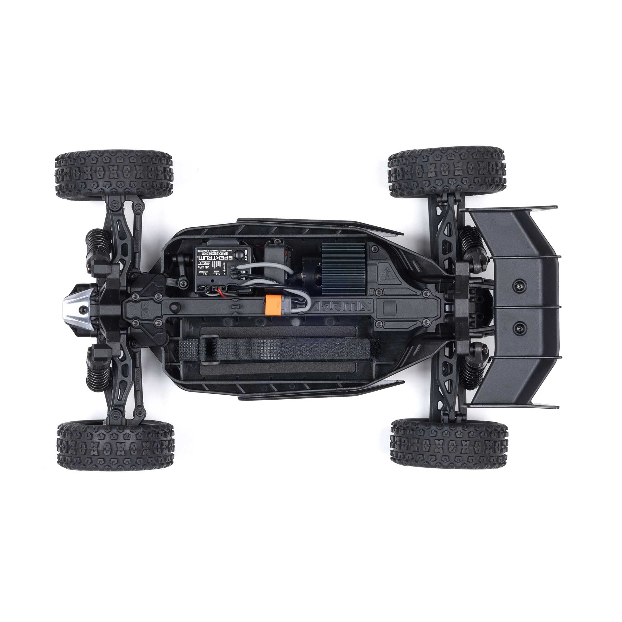 ARRMA 1/14 TYPHON GROM 4X4 RTR Brushed Buggy (Battery & Charger Included), Blue/Silver