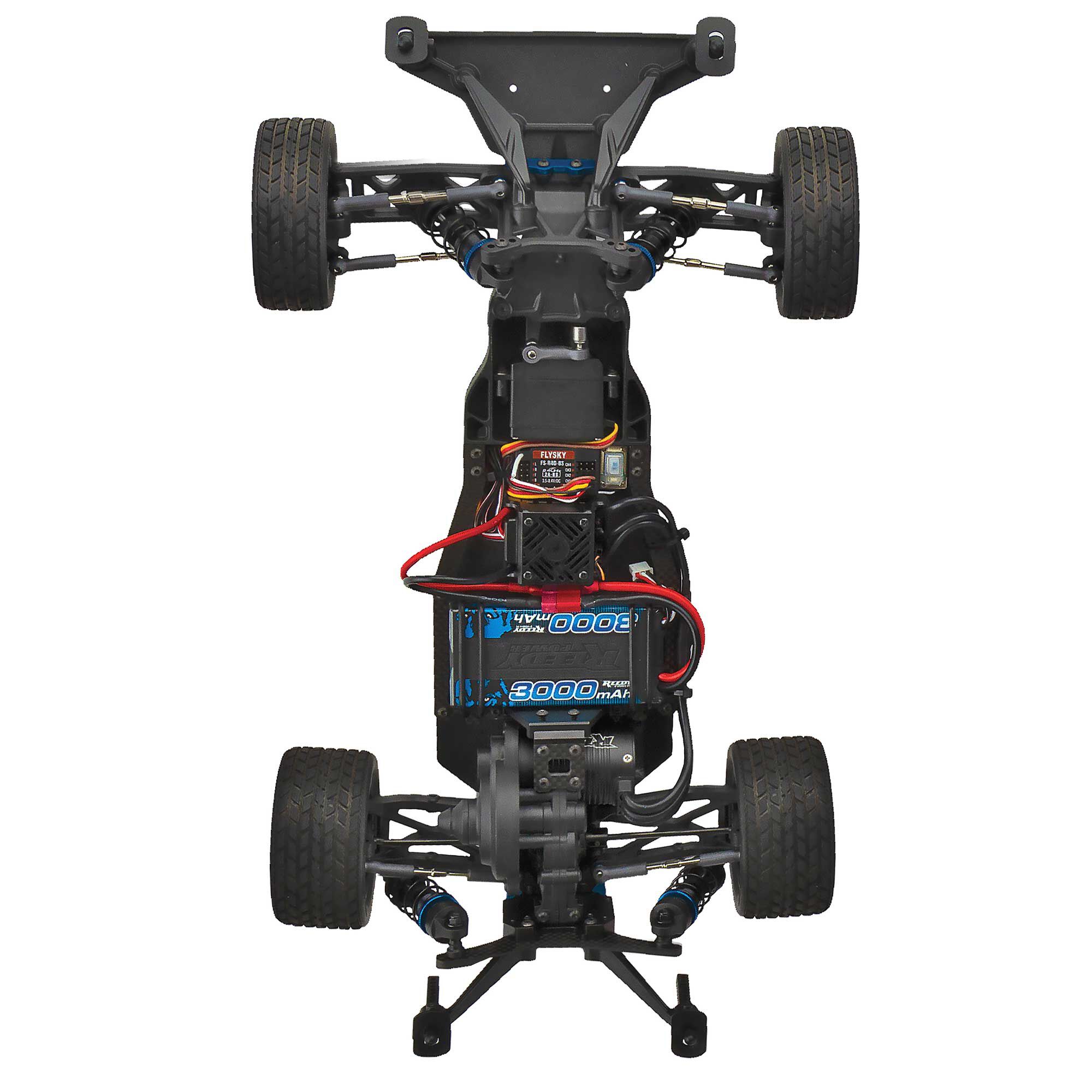 Team Associated 1/10 SR10M 2WD Dirt Oval RTR LiPo Combo, Blue