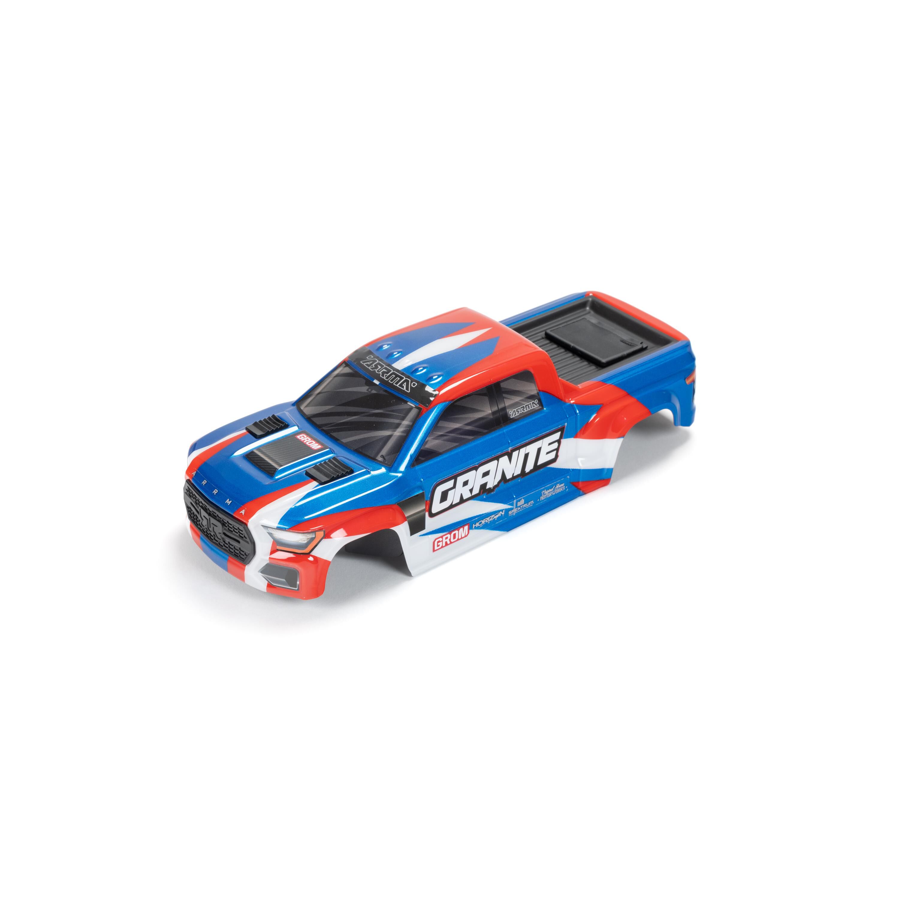 ARRMA Granite GROM Body, Blue/Red