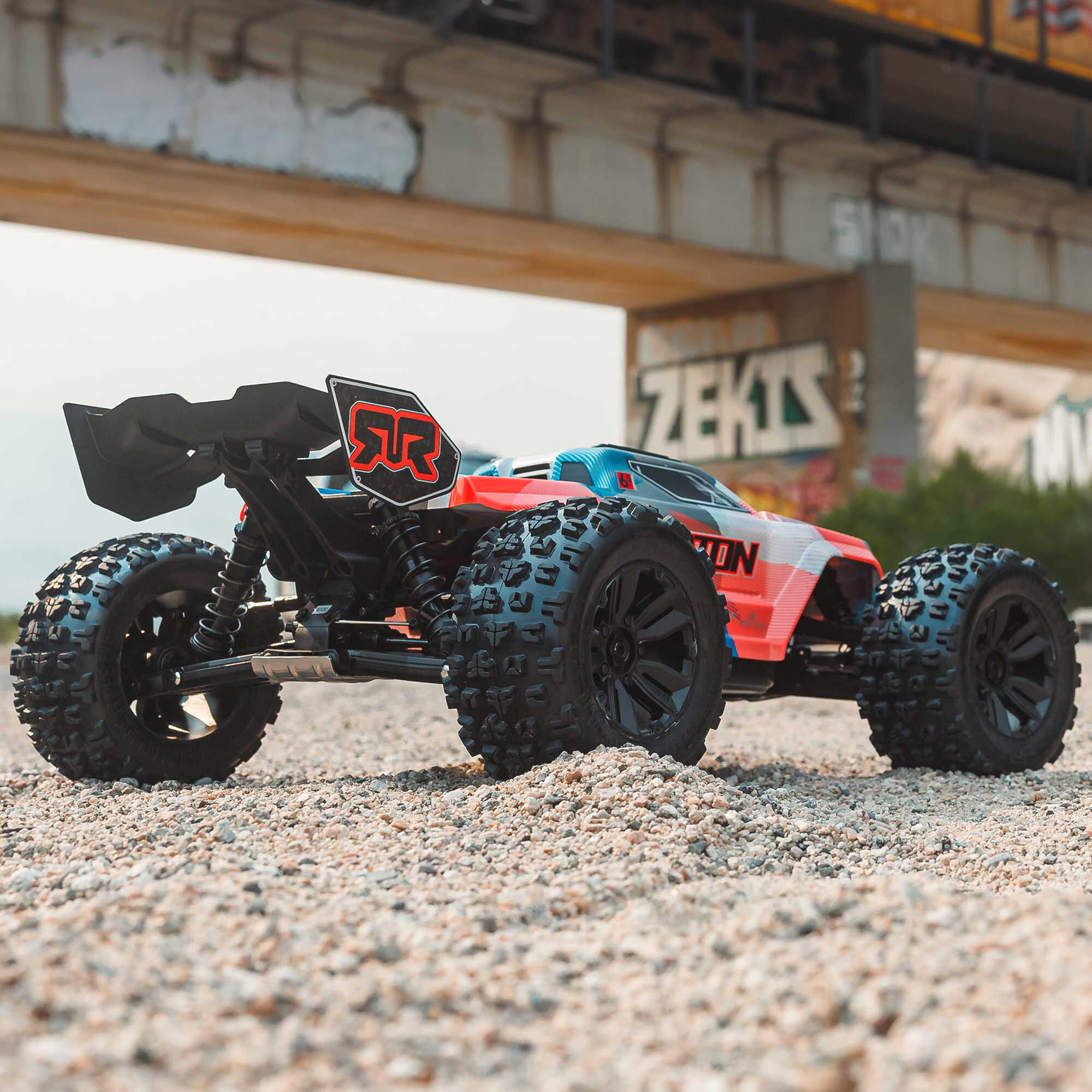ARRMA 1/8 KRATON 6S 4X4 RTR Brushless Speed Truck, Blue/Orange