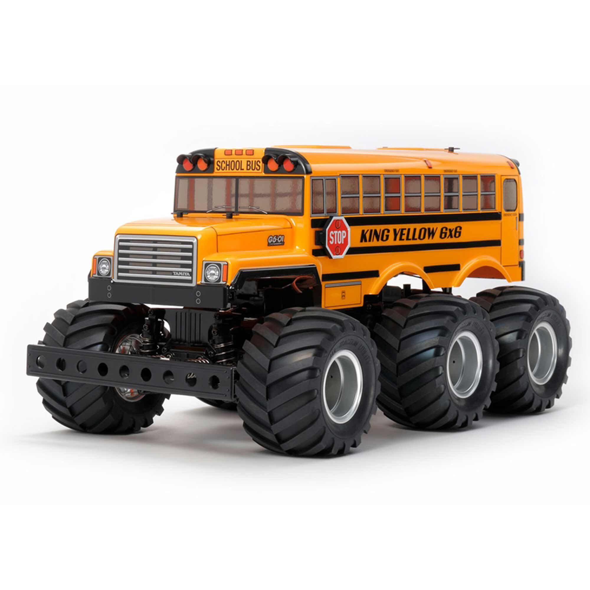 Tamiya 1/18 King Yellow G6-01 6x6 Monster Truck Kit