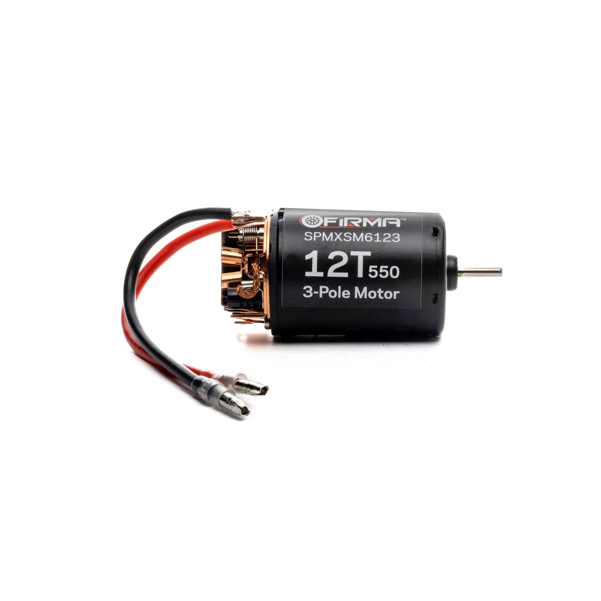 Spektrum Accessories Firma 12T Rebuildable 550 3-Pole Brushed Motor
