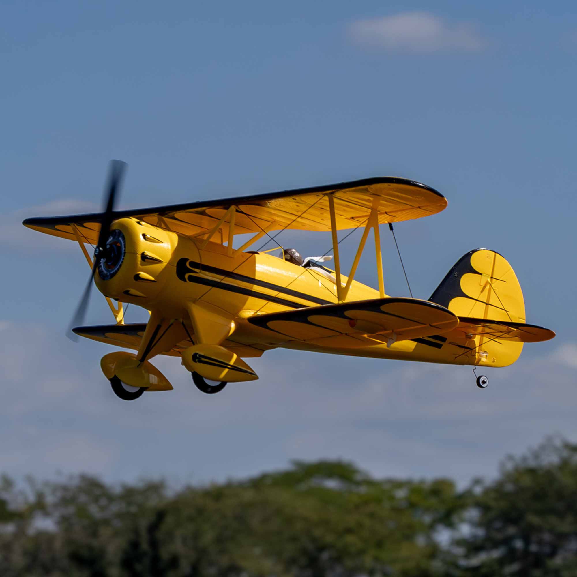 E-flite UMX WACO BNF Basic with AS3X and SAFE Select, Yellow