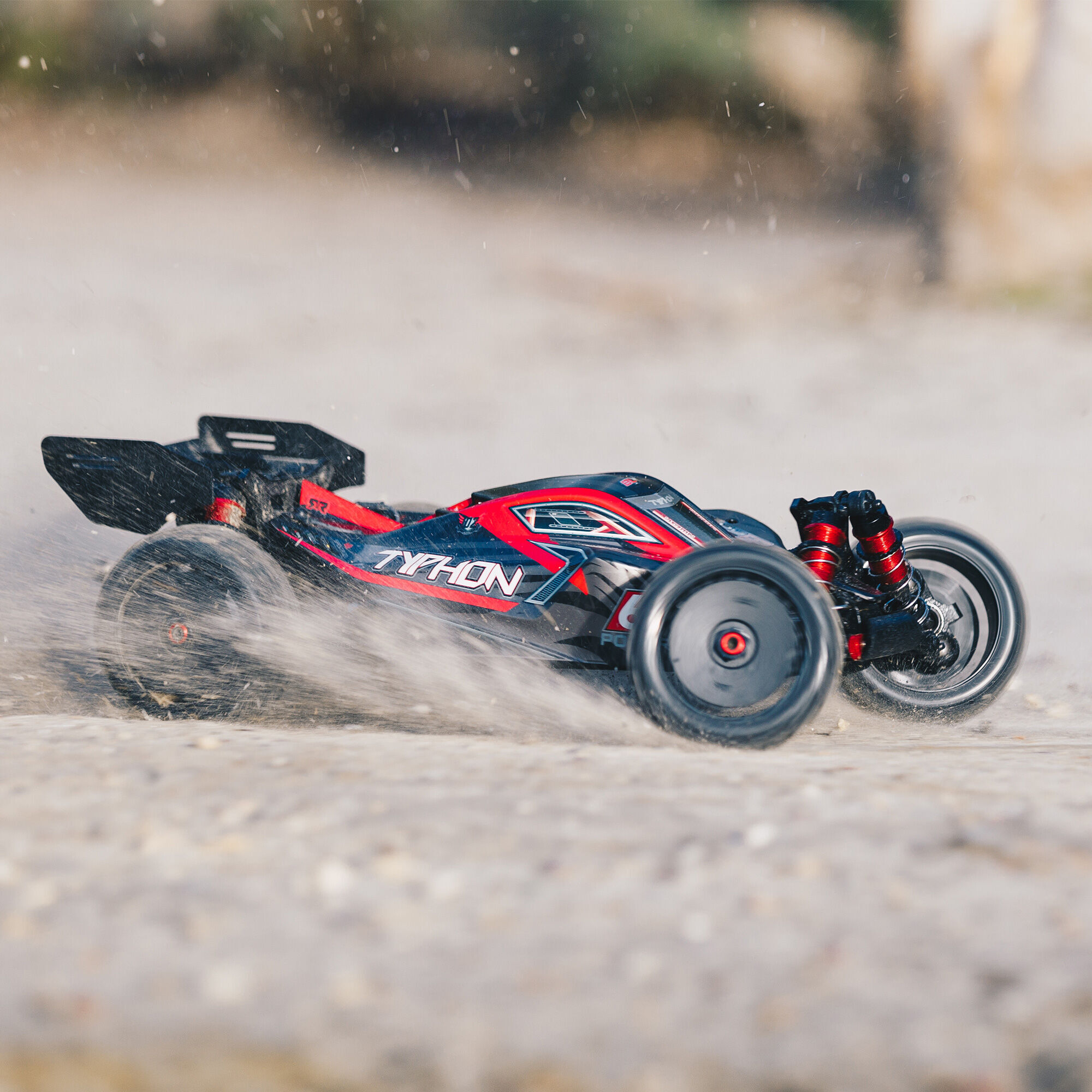 ARRMA 1/8 TYPHON 6S 4X4 RTR Brushless Buggy, Black